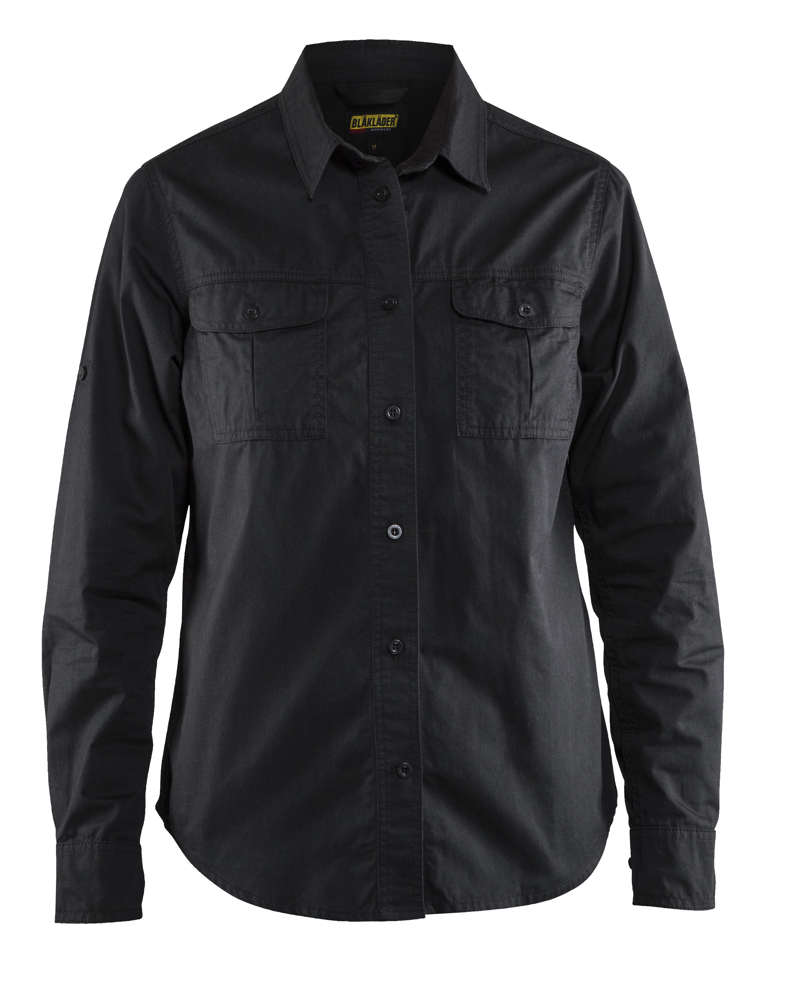 Blåkläder 3208 Dame Twill Skjorte materiale med firmalogo