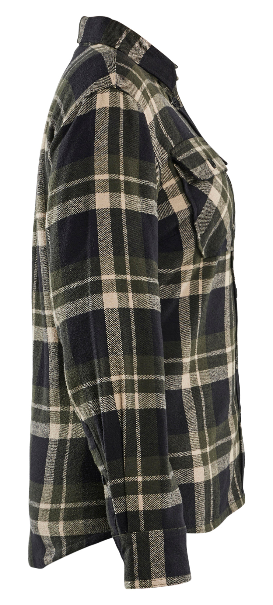 Blåkläder 3218 Dame Flannel Skjorte produktfoto med tryk
