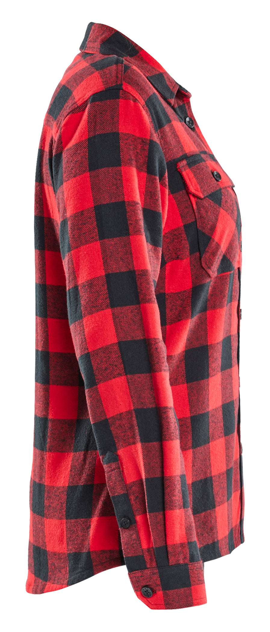 Blåkläder 3218 Dame Flannel Skjorte produktbillede med tryk