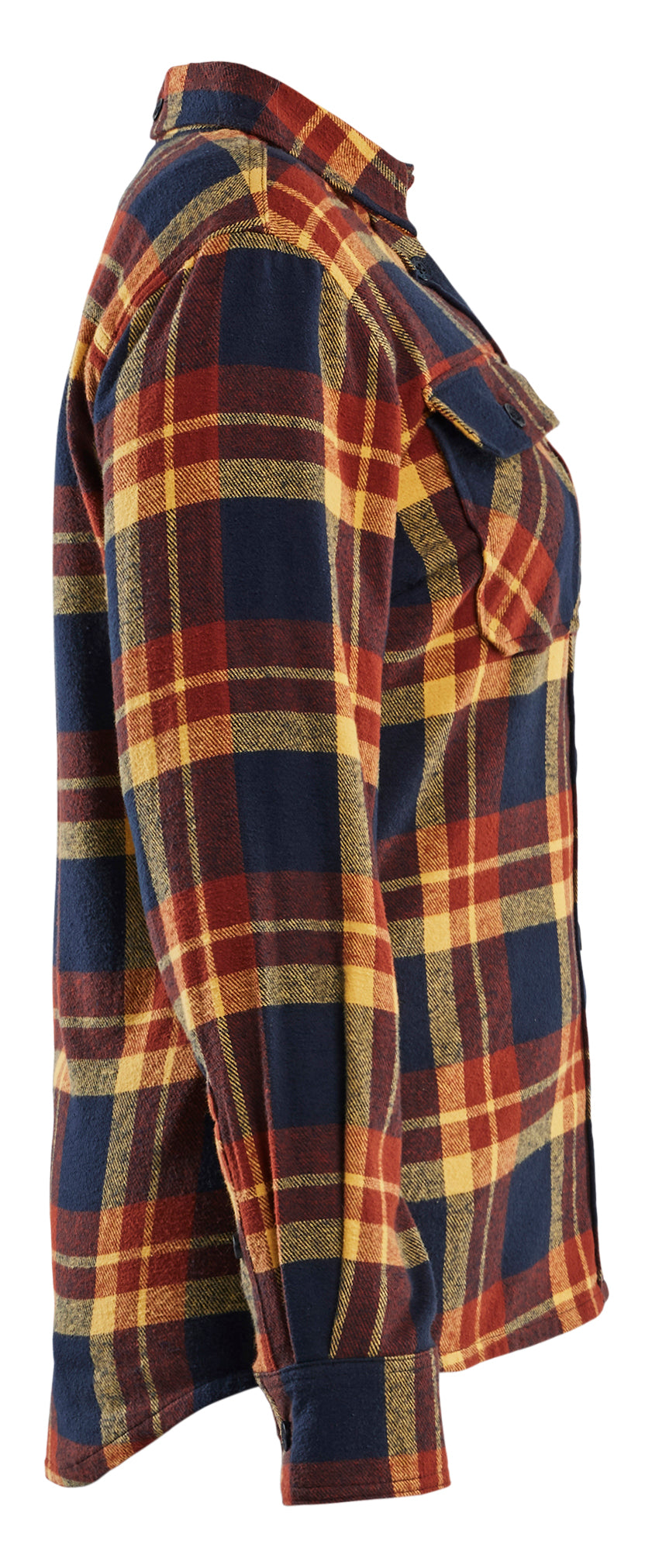 Blåkläder 3218 Dame Flannel Skjorte materiale med logo