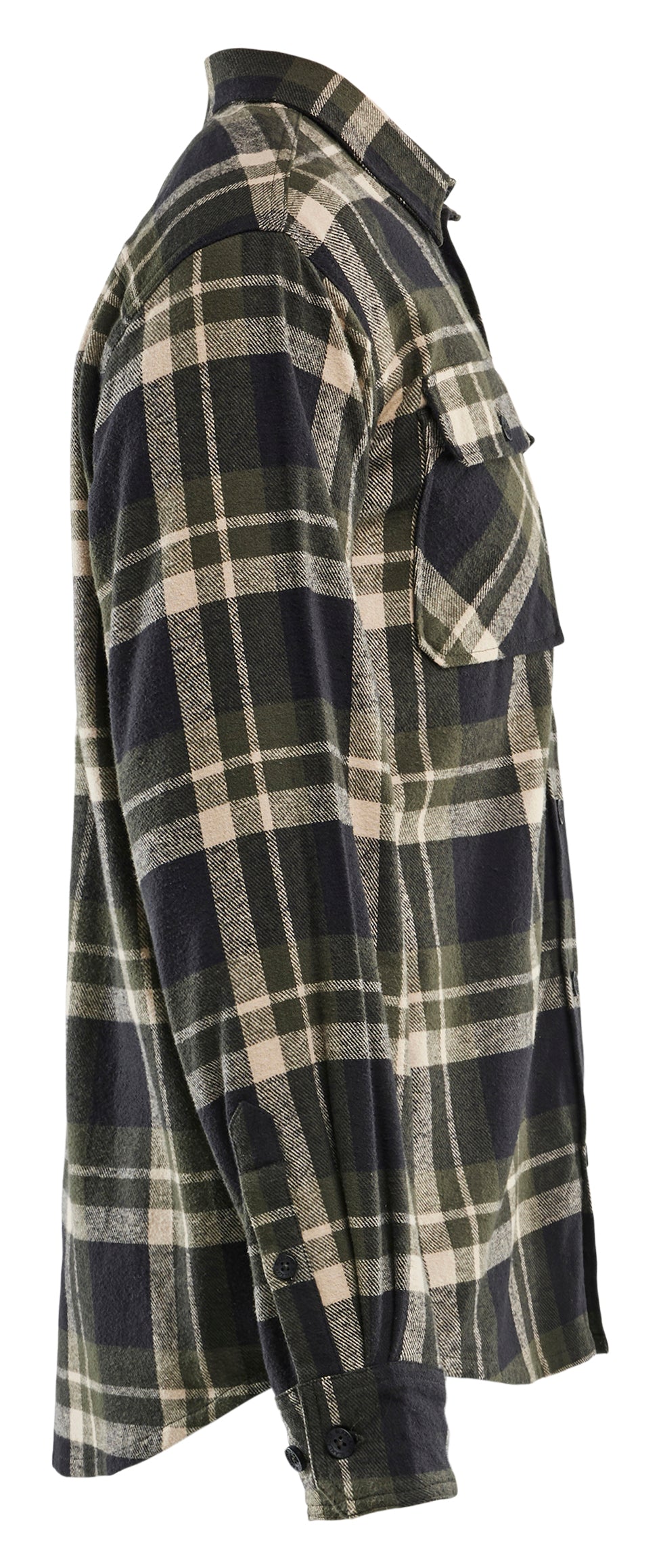 Blåkläder 3288 Flannelskjorte produktfoto med tryk