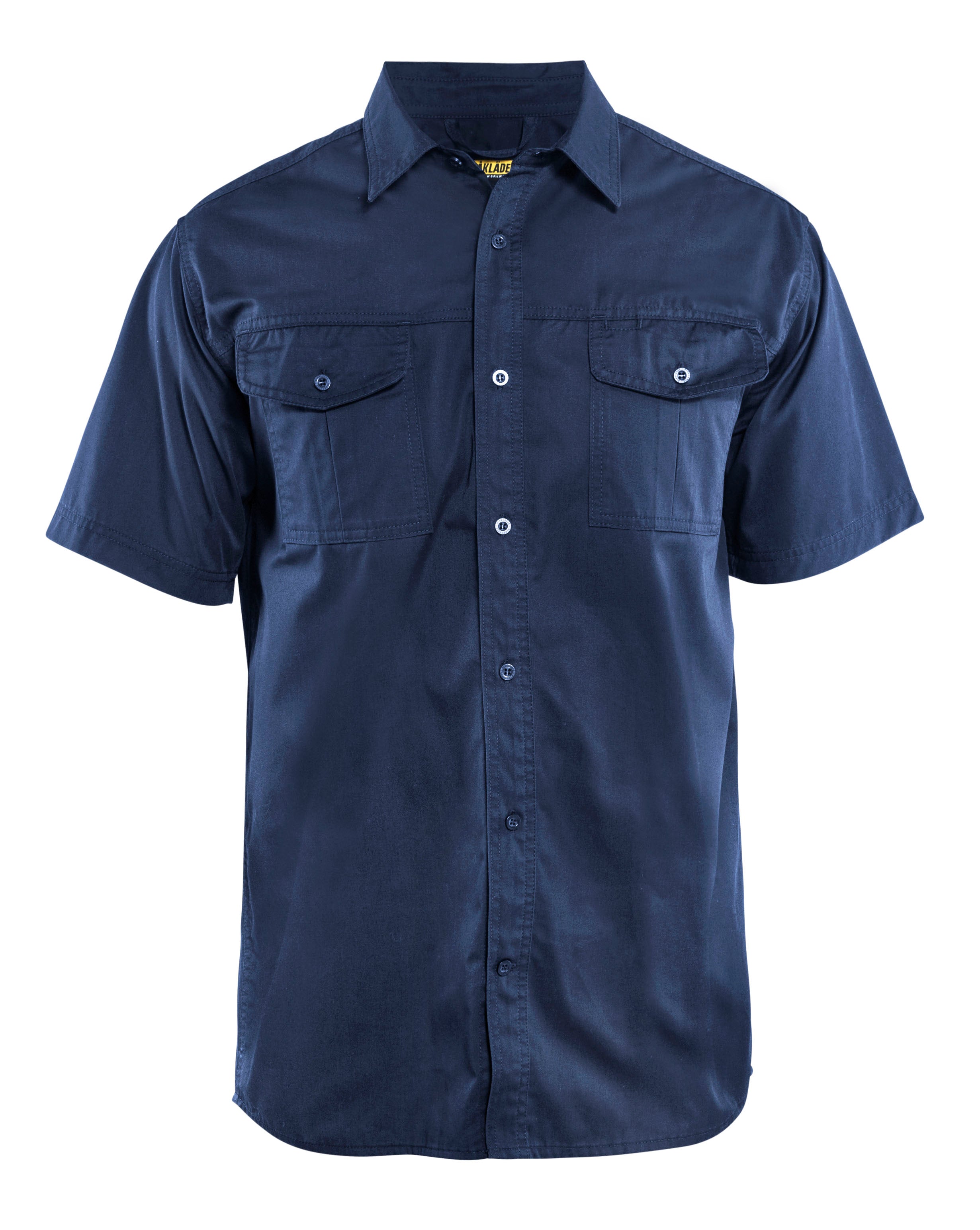 Twill Skjorte kort ærme