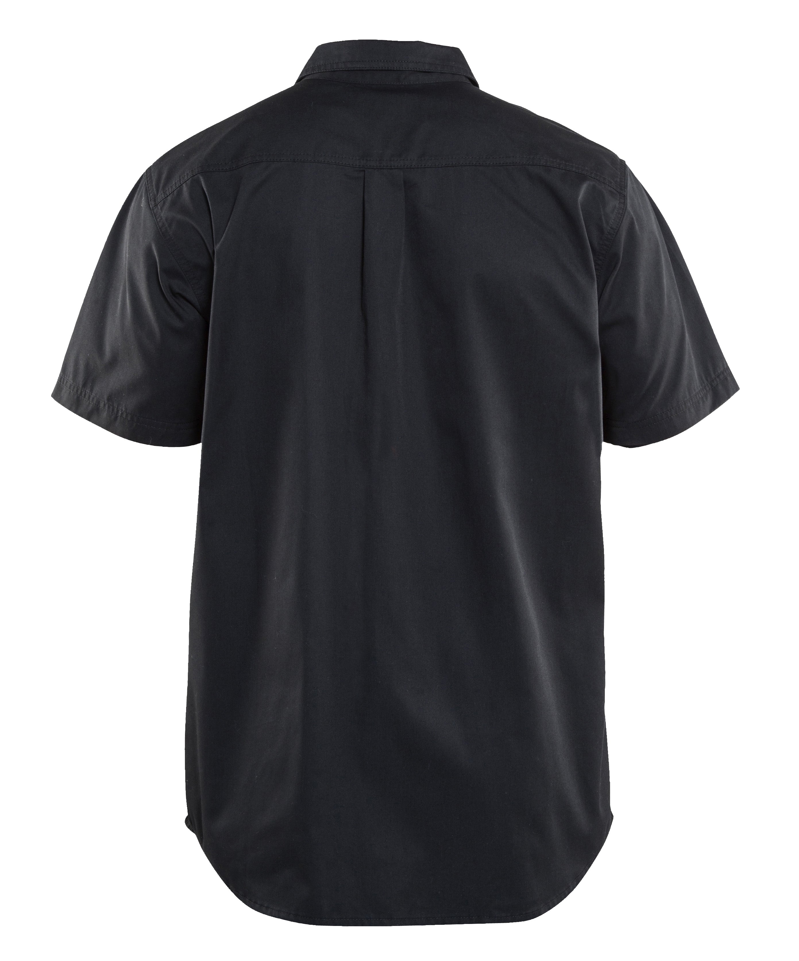 Blåkläder 3296 Twill Skjorte kort ærme detalje til broderi