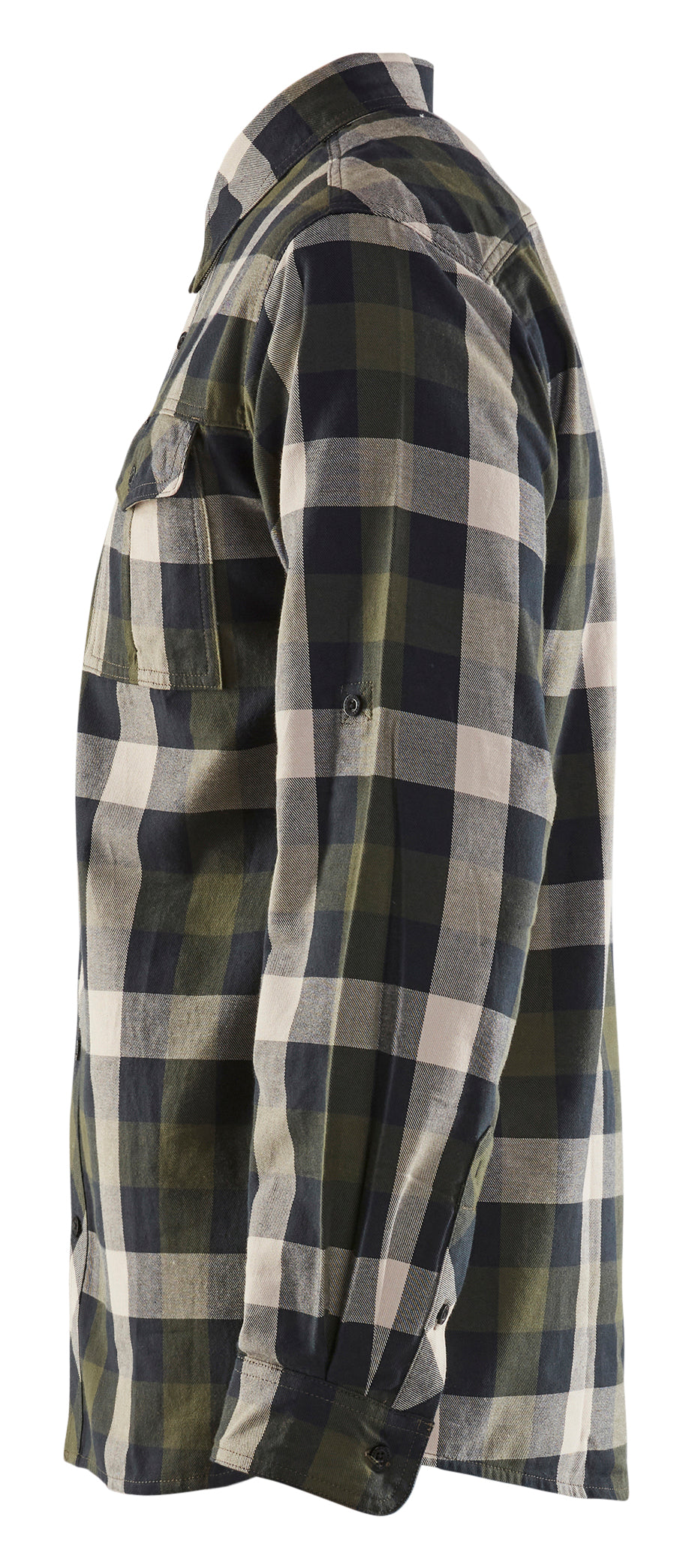Blåkläder 3299 Flannelskjorte produktfoto med tryk