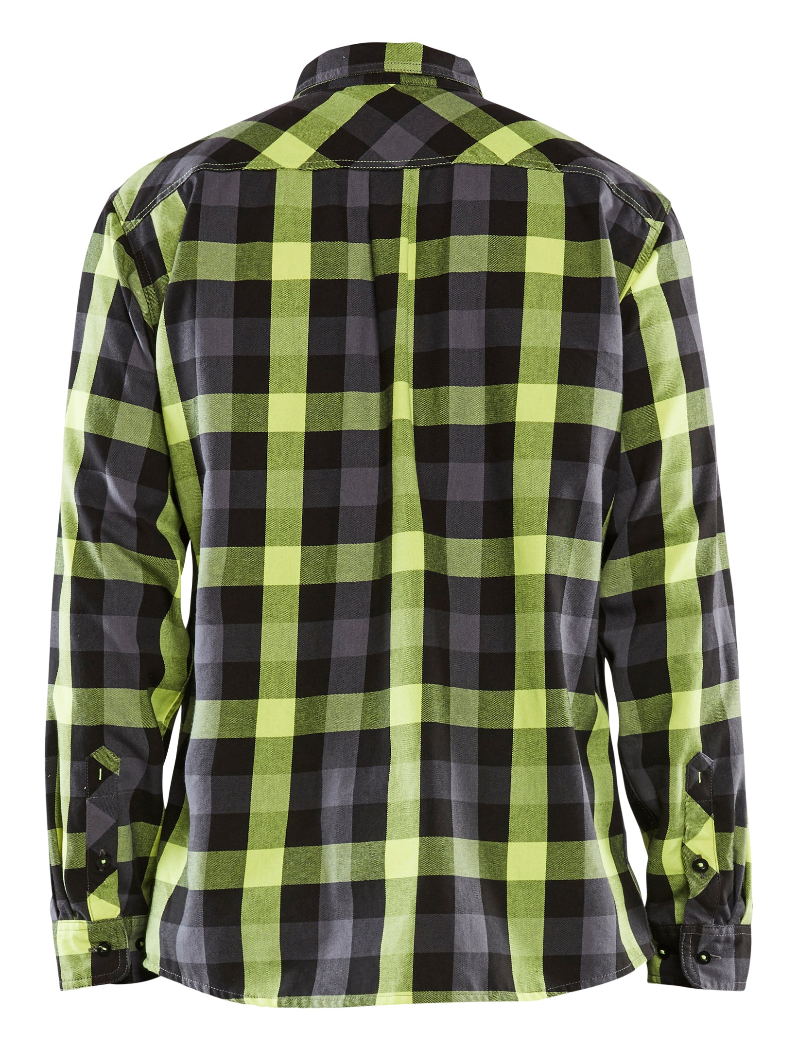 Blåkläder 3299 Flannelskjorte nærbillede med logo