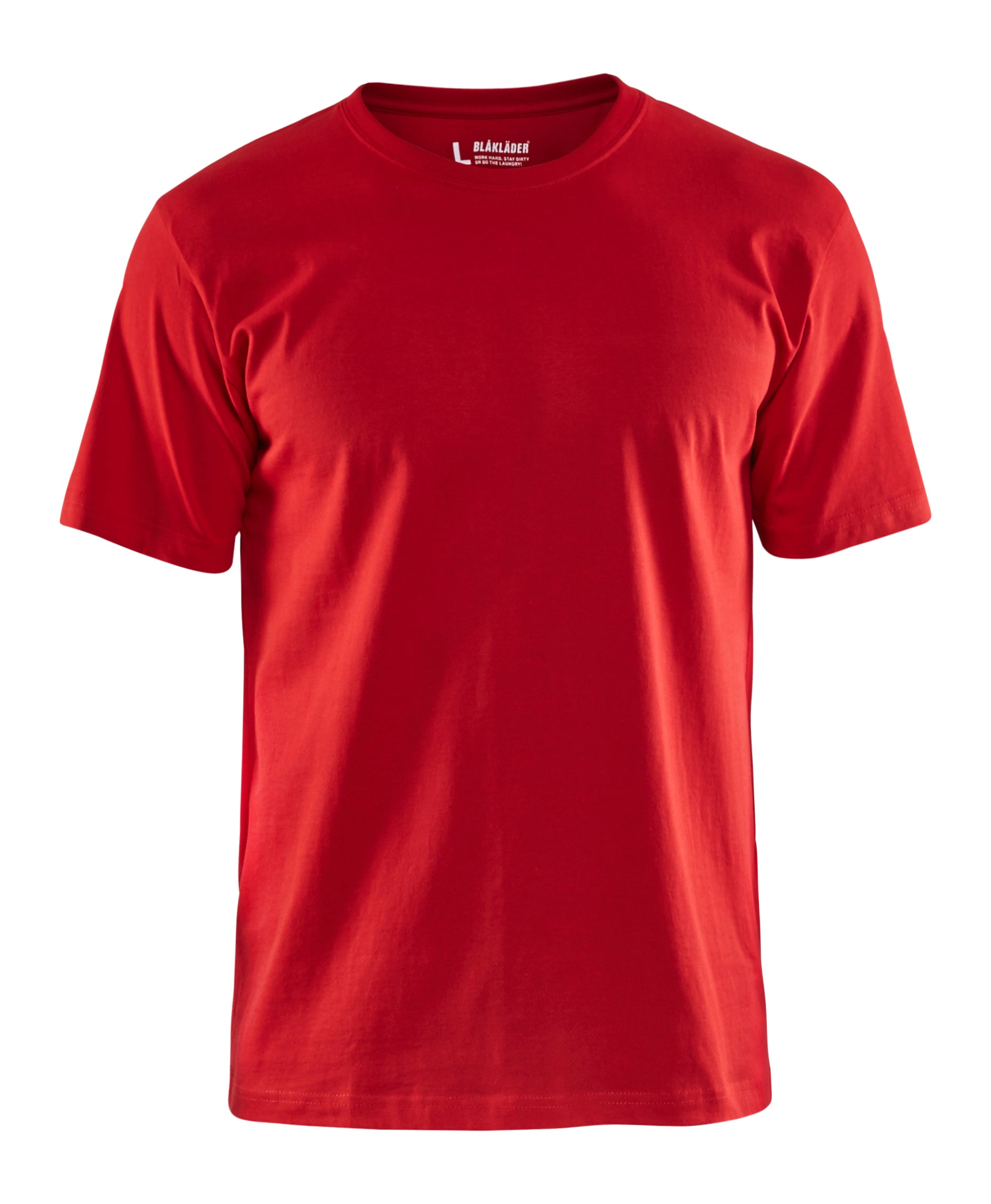 Blåkläder 3300 T-shirt detalje med firmalogo