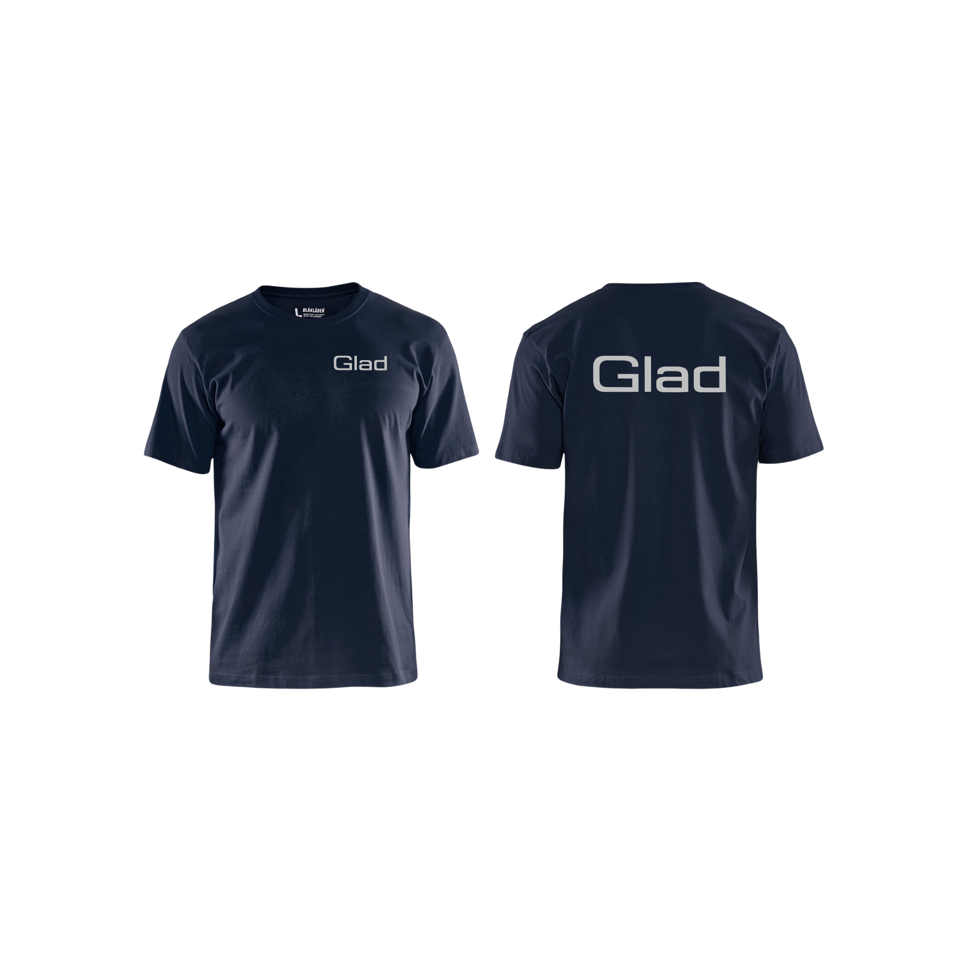 Peer Glad's 3300 T-shirt m. bryst & ryg-logo