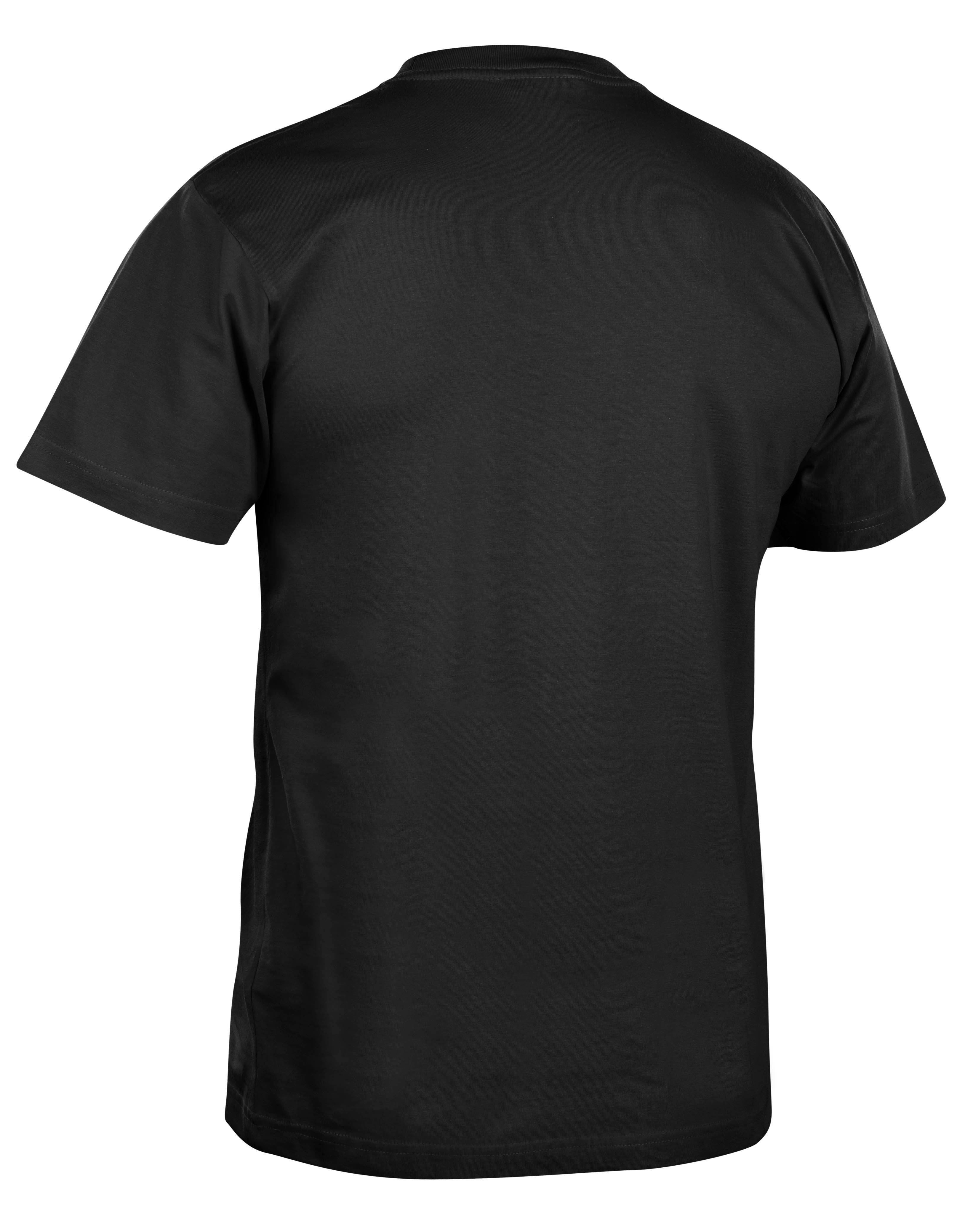 Blåkläder 3300 T-shirt nærbillede med tryk