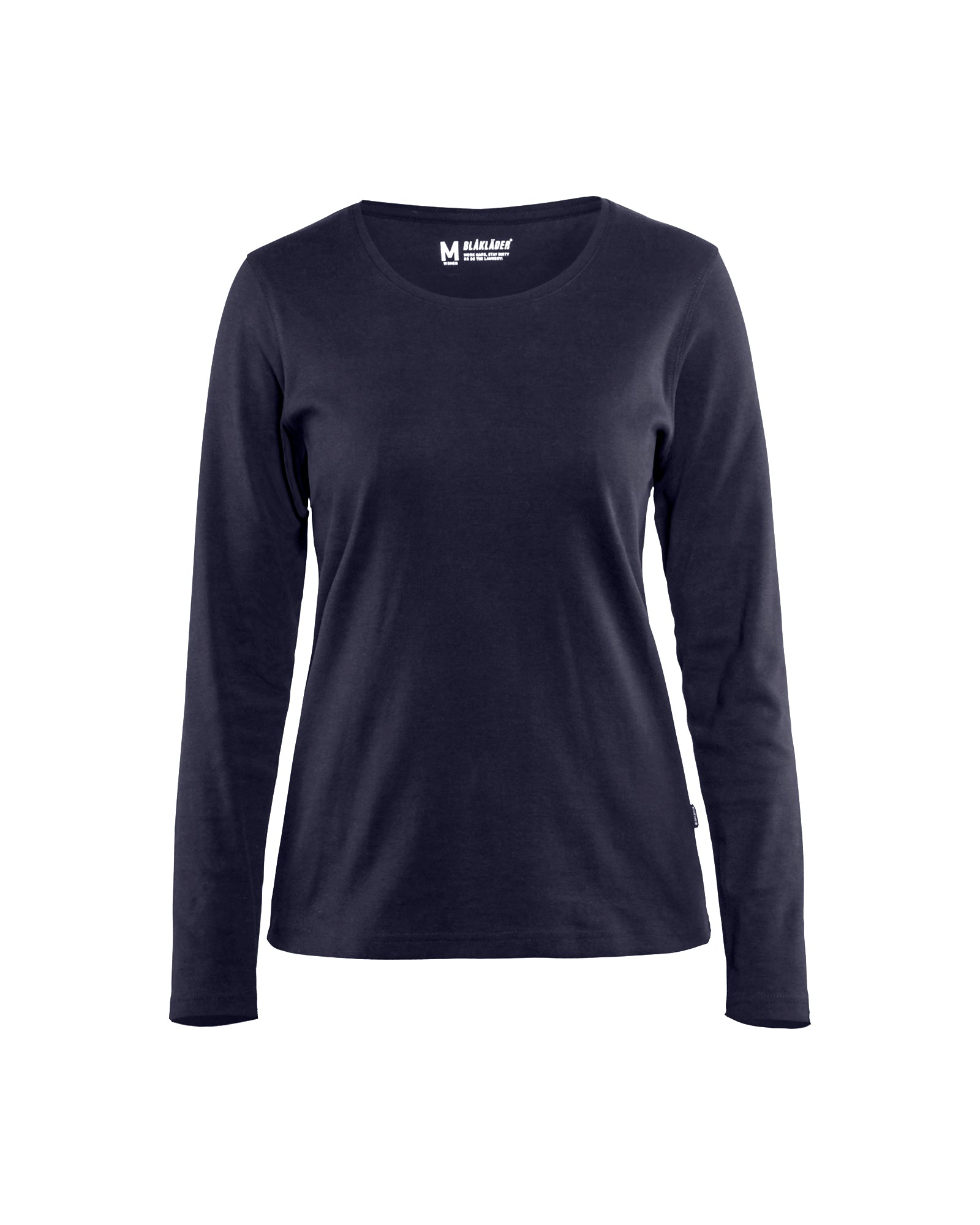 Blåkläder 3301 Dame T-shirt lang ærme produktbillede med tryk