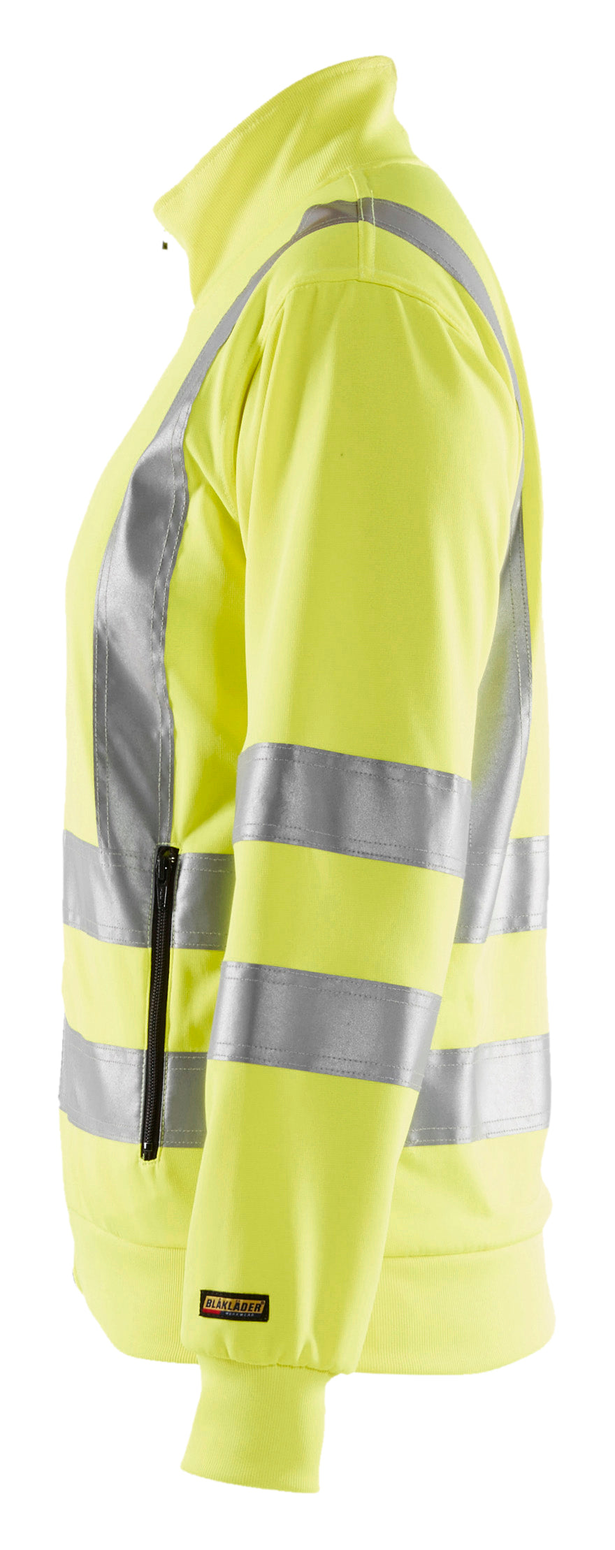 Blåkläder 3308 Dame High Vis Sweatshirt produktfoto med tryk