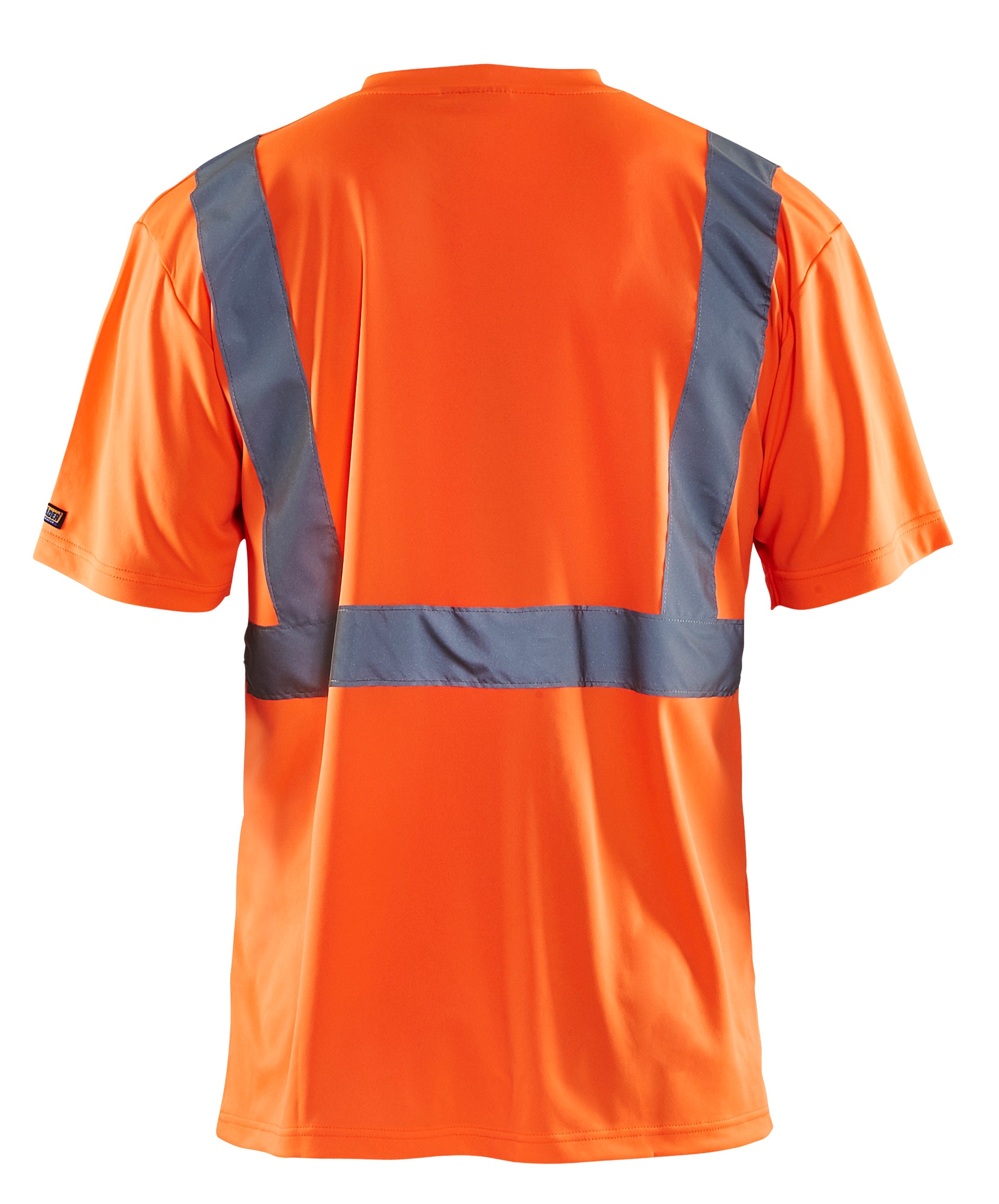 Blåkläder 3313 High Vis T-shirt nærbillede med logo