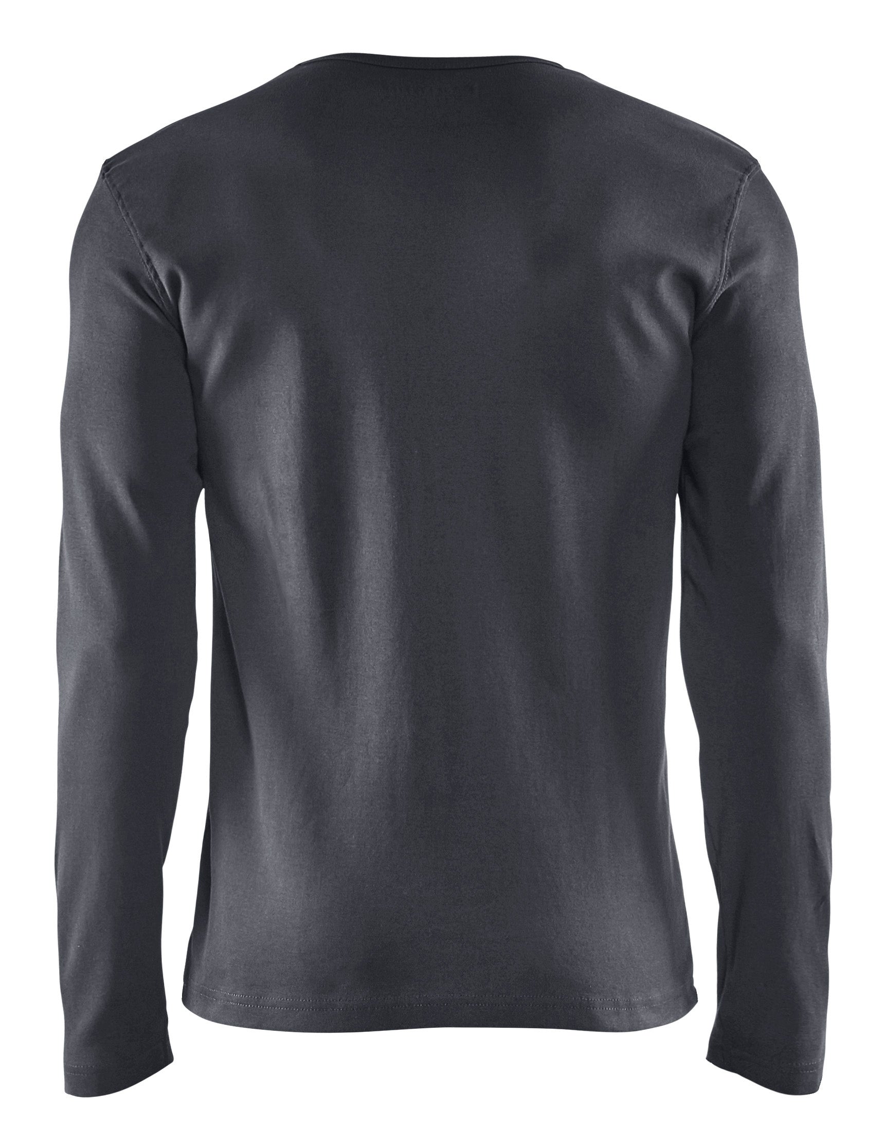 Blåkläder 3314 T-shirt lang ærme nærbillede til broderi