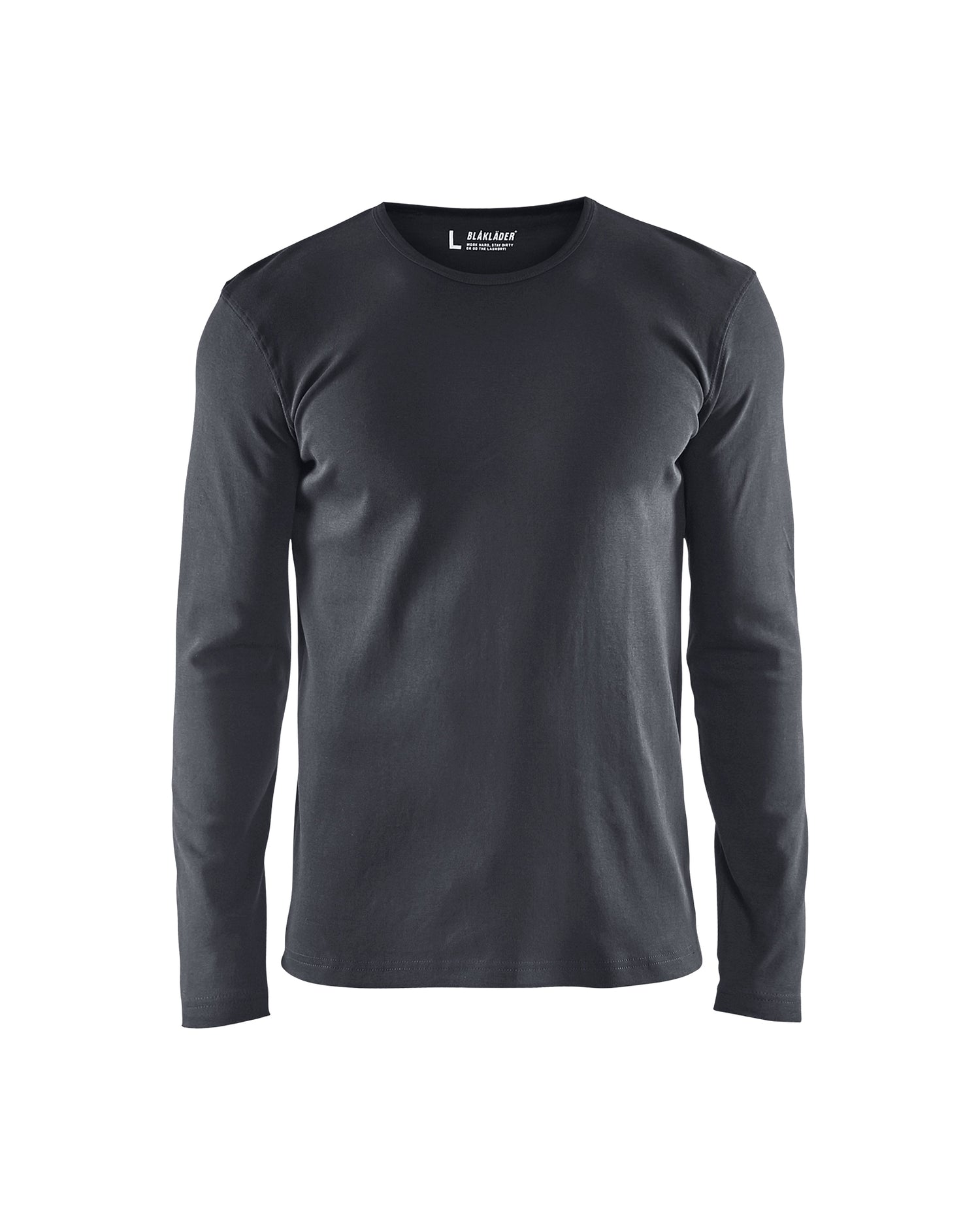 Blåkläder 3314 T-shirt lang ærme, Mørk Grå