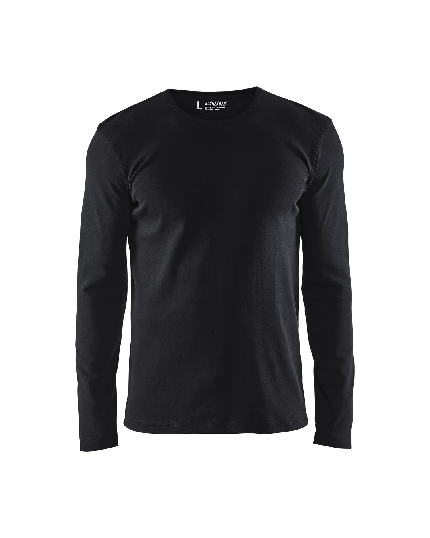 Blåkläder 3314 T-shirt lang ærme, Sort