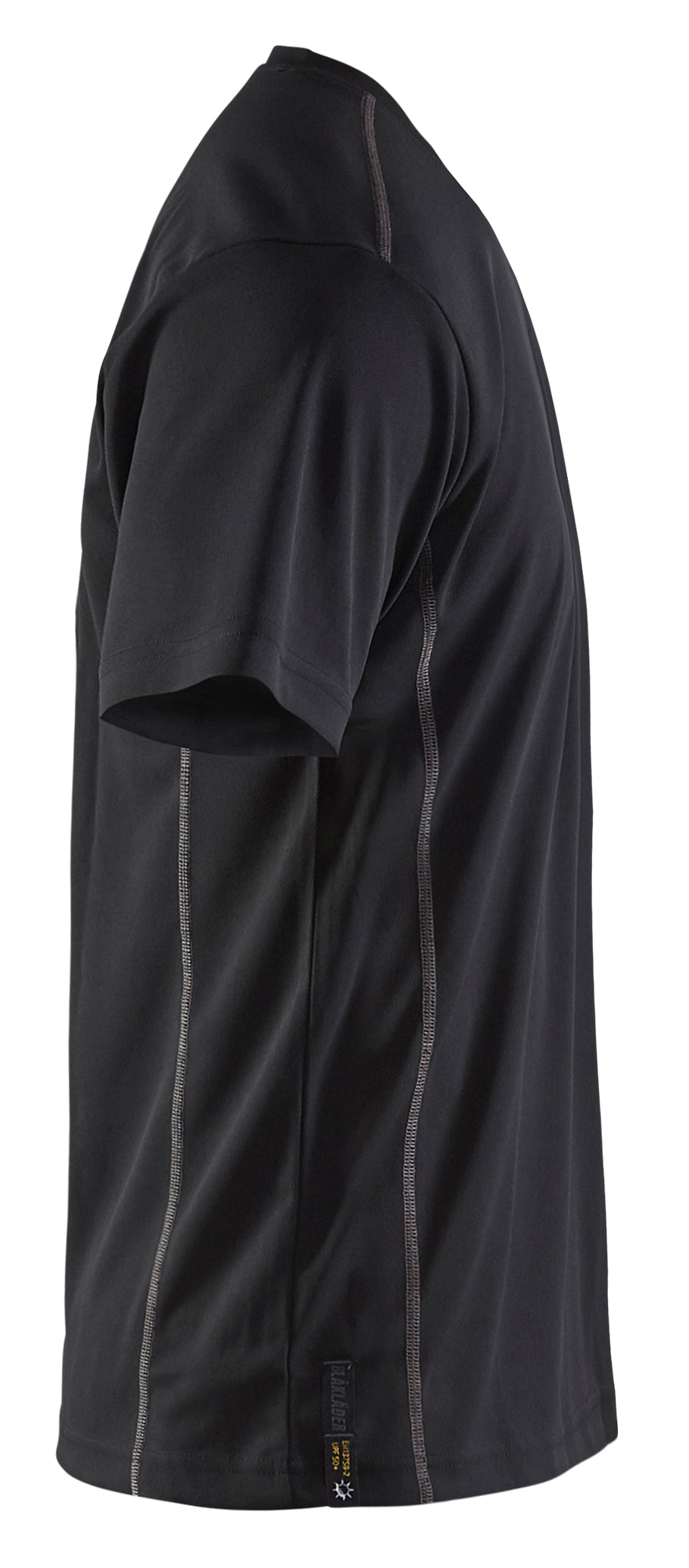 Blåkläder 3323 T-shirt UV-protection nærbillede til broderi