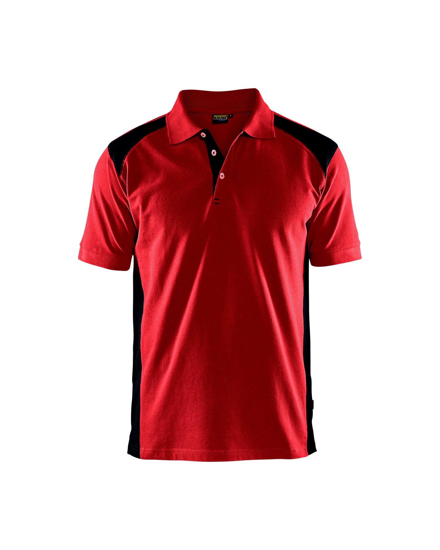 Blåkläder 3324 Poloshirt, Rød/Sort