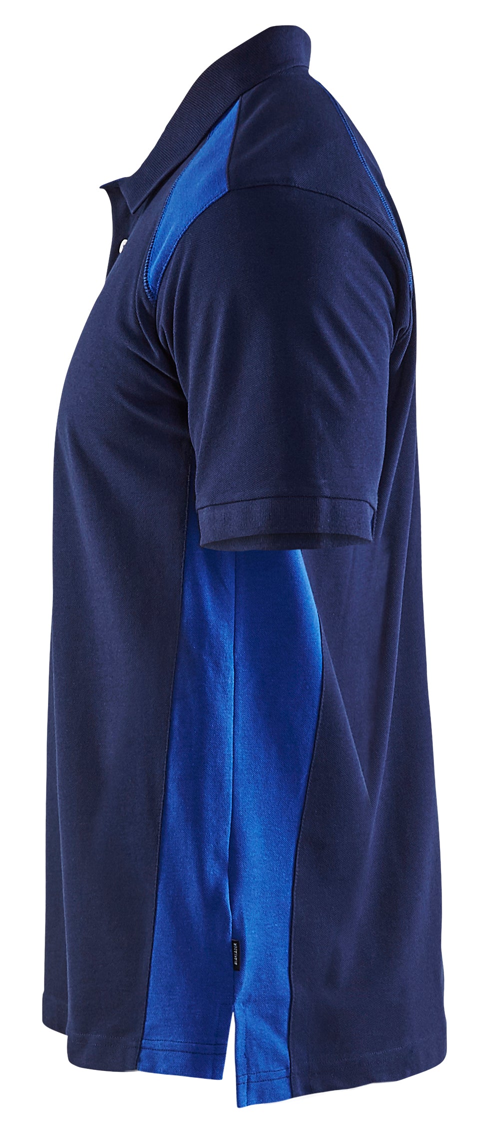 Blåkläder 3324 Poloshirt nærbillede med tryk