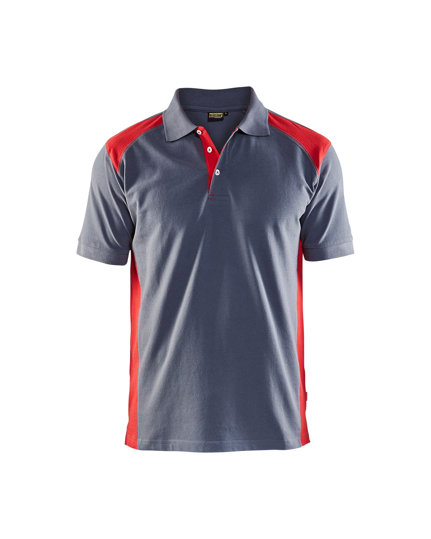 Blåkläder 3324 Poloshirt, Grå/Rød