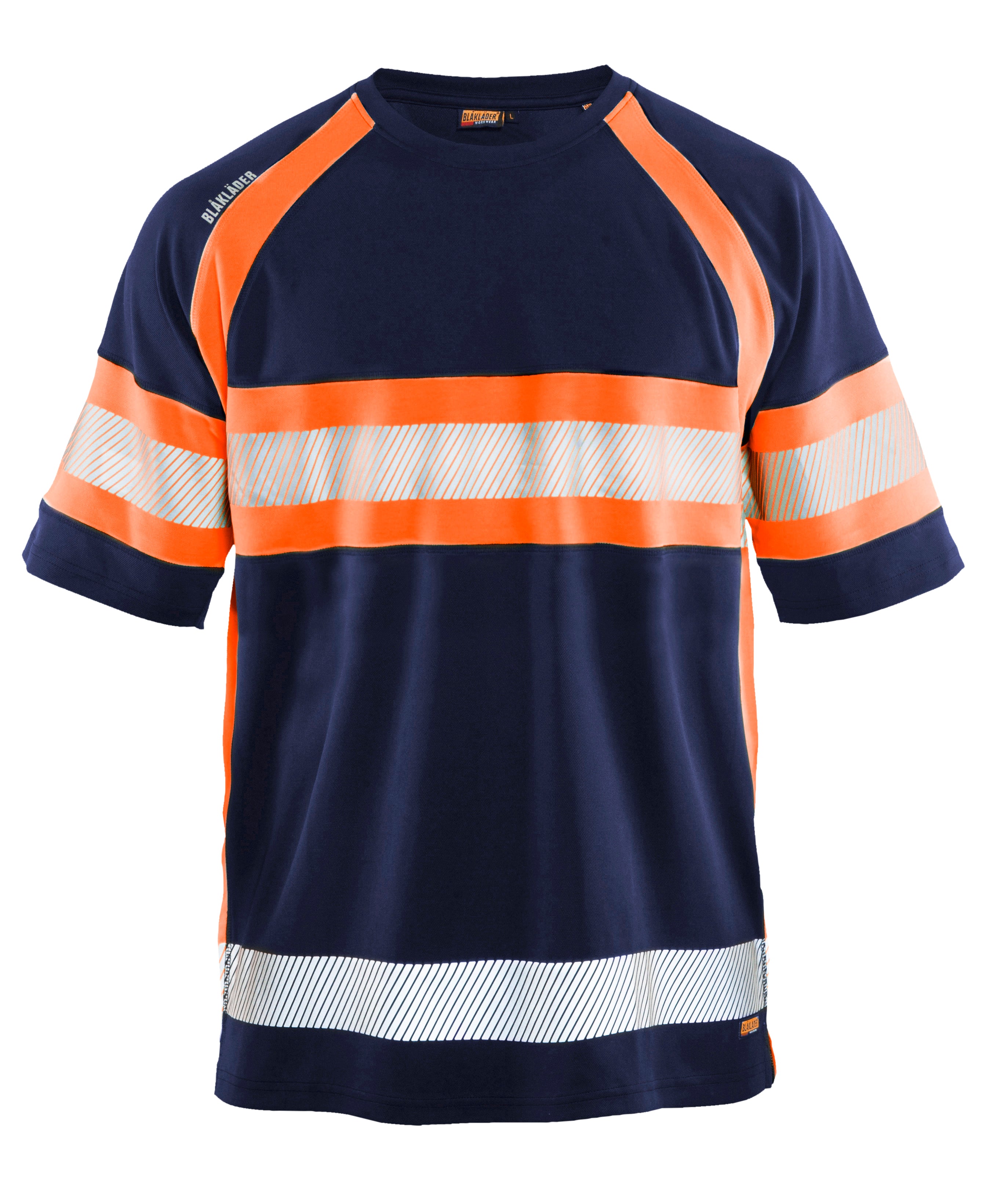 Blåkläder 3337 High Vis UV T-shirt materiale med firmalogo
