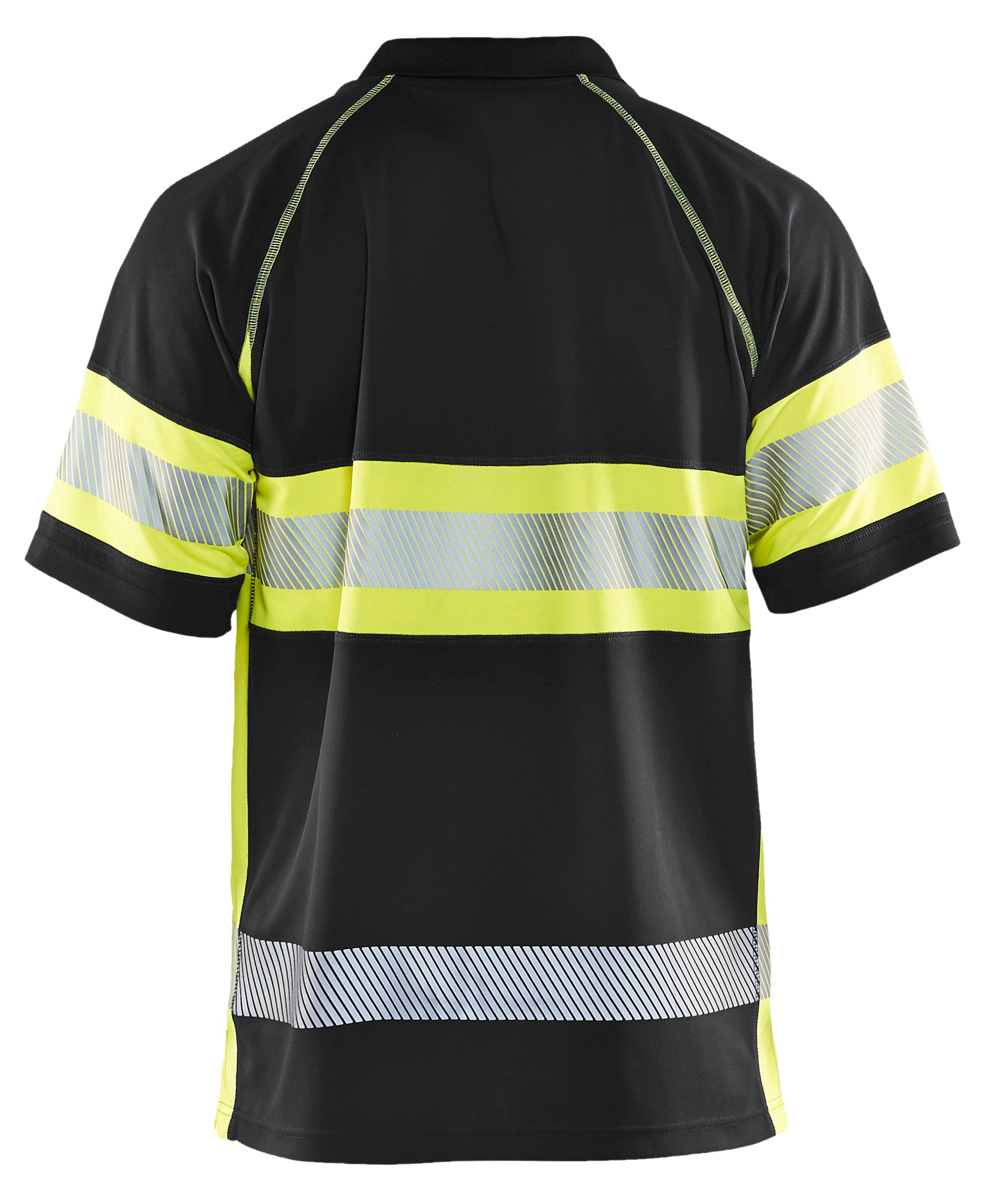 Blåkläder 3338 High Vis UV Poloshirt materiale med logo