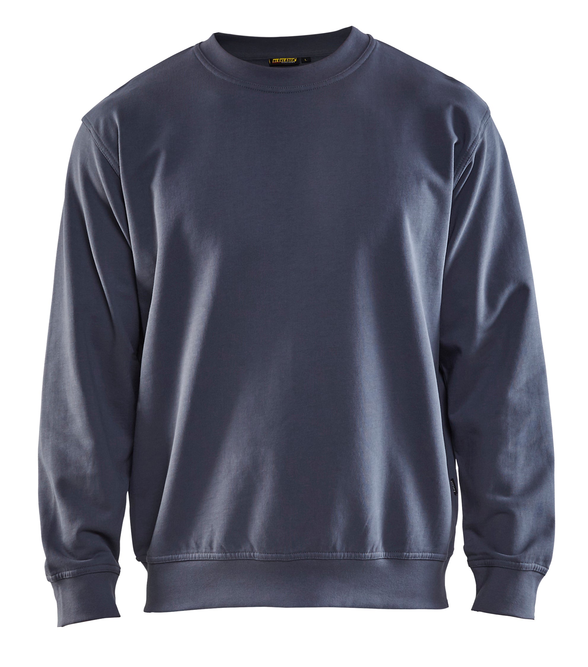 Blåkläder 3340 Sweatshirt nærbillede med firmalogo