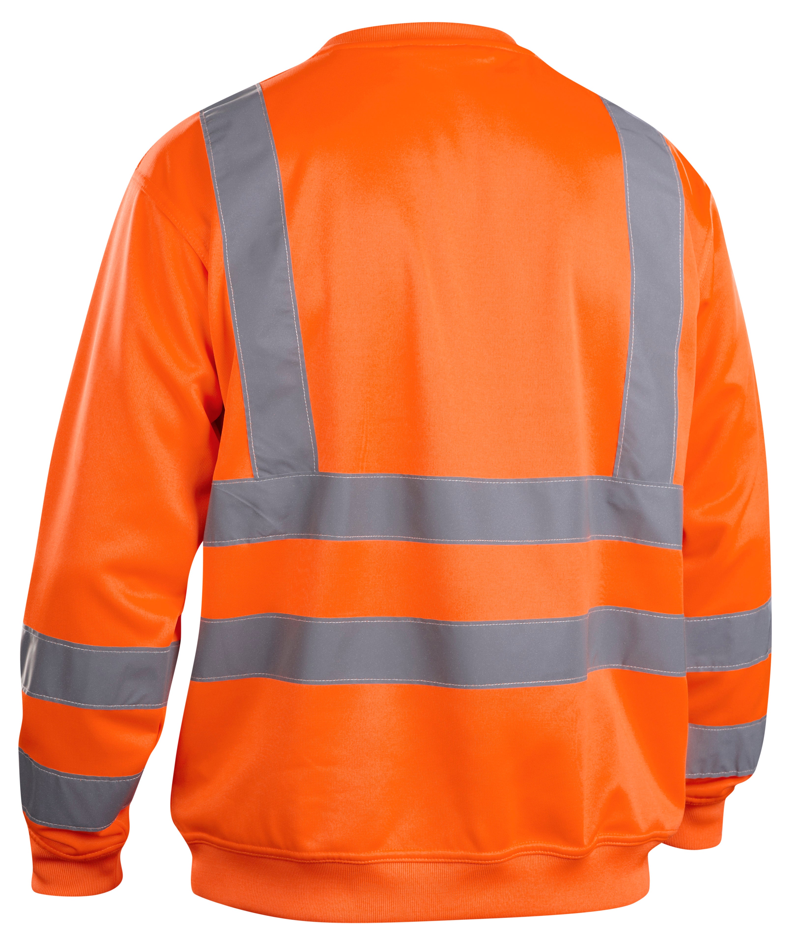 Blåkläder 3341 High Vis Sweatshirt nærbillede med logo