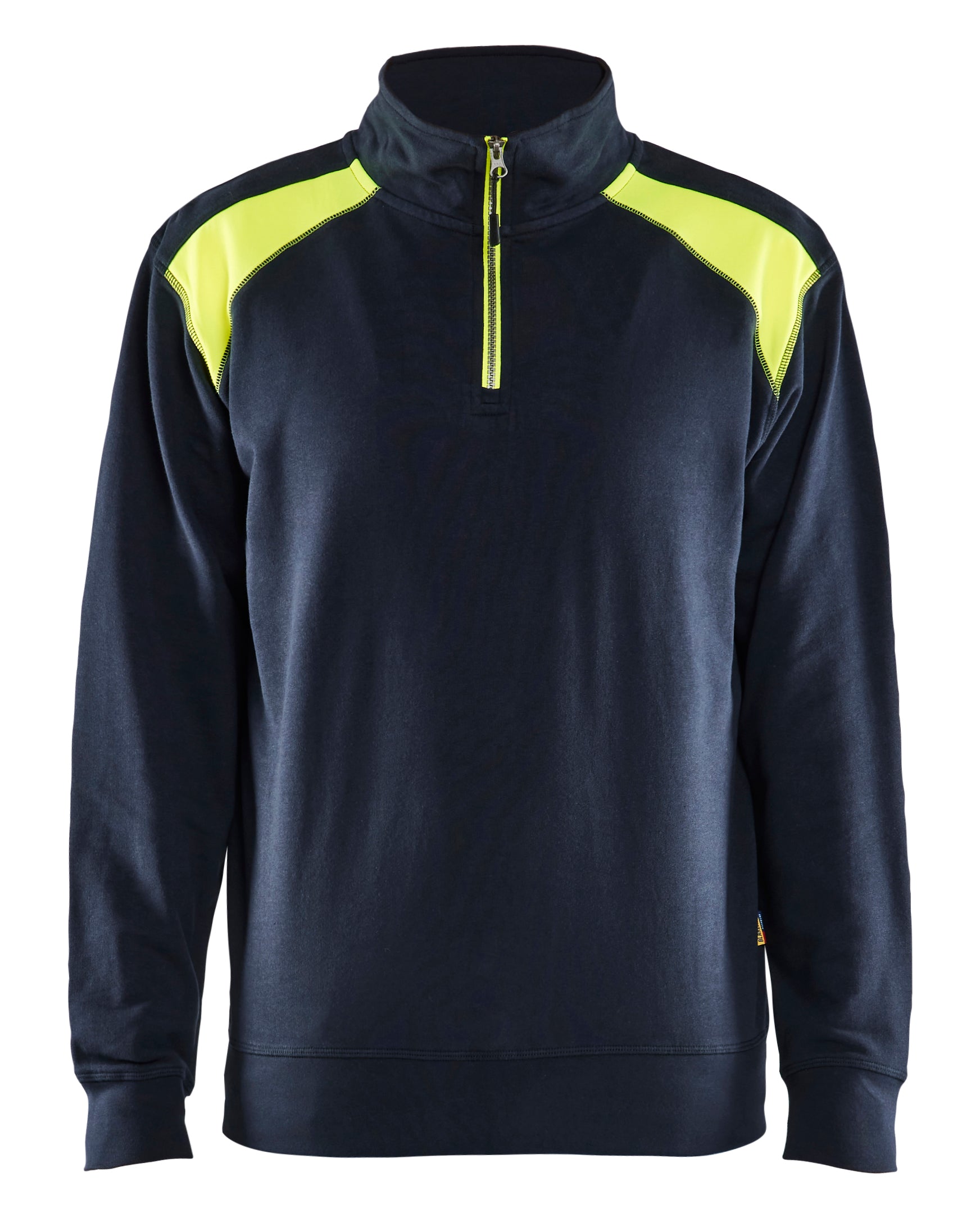 Blåkläder 3353 Sweatshirt half zip produktfoto til broderi