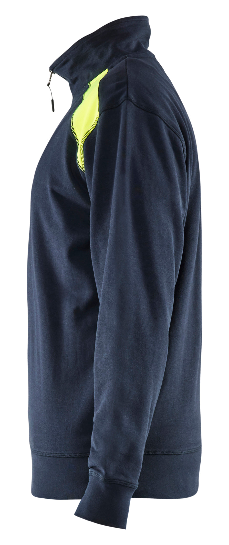 Blåkläder 3353 Sweatshirt half zip materiale med logo