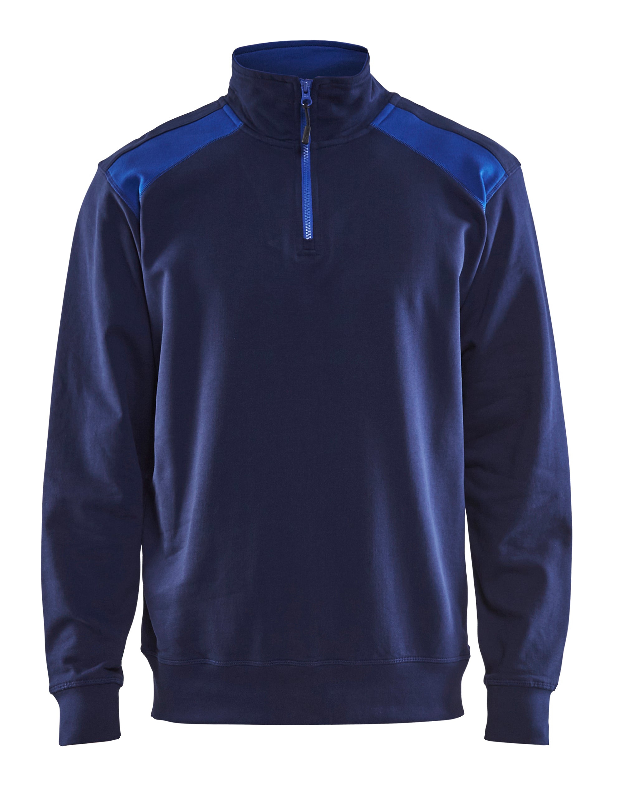 Blåkläder 3353 Sweatshirt half zip materiale til broderi