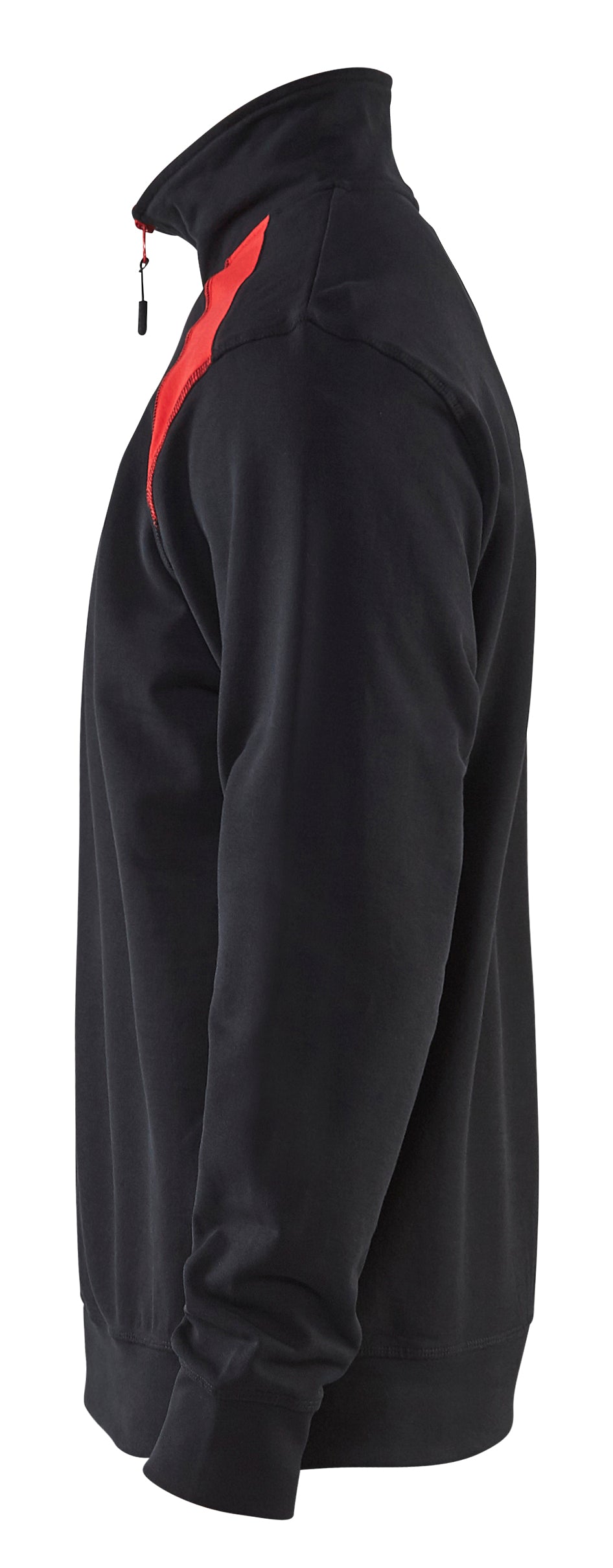 Blåkläder 3353 Sweatshirt half zip detalje med logo