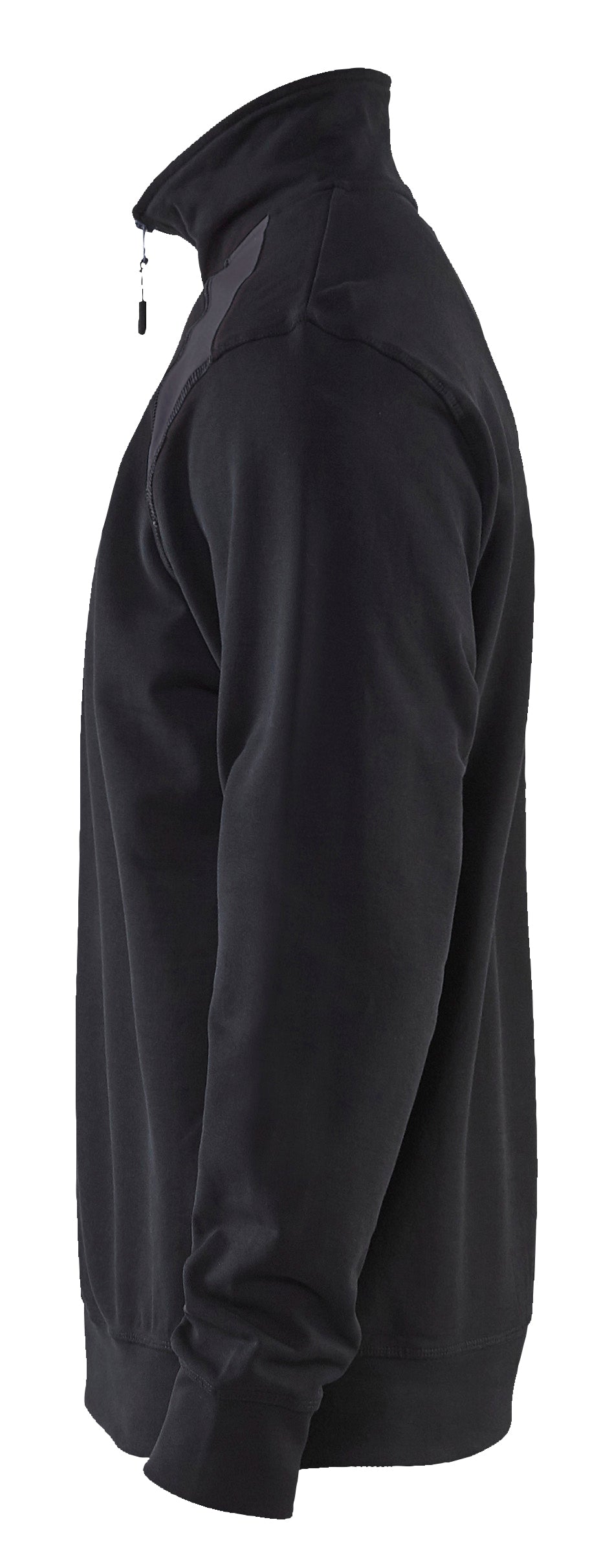 Blåkläder 3353 Sweatshirt half zip nærbillede med logo