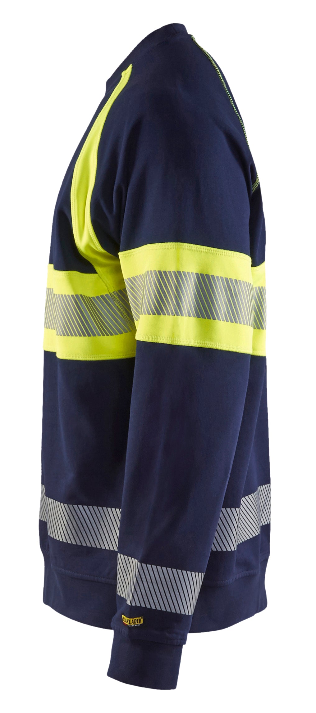 Blåkläder 3359 High Vis Sweatshirt produktfoto med tryk