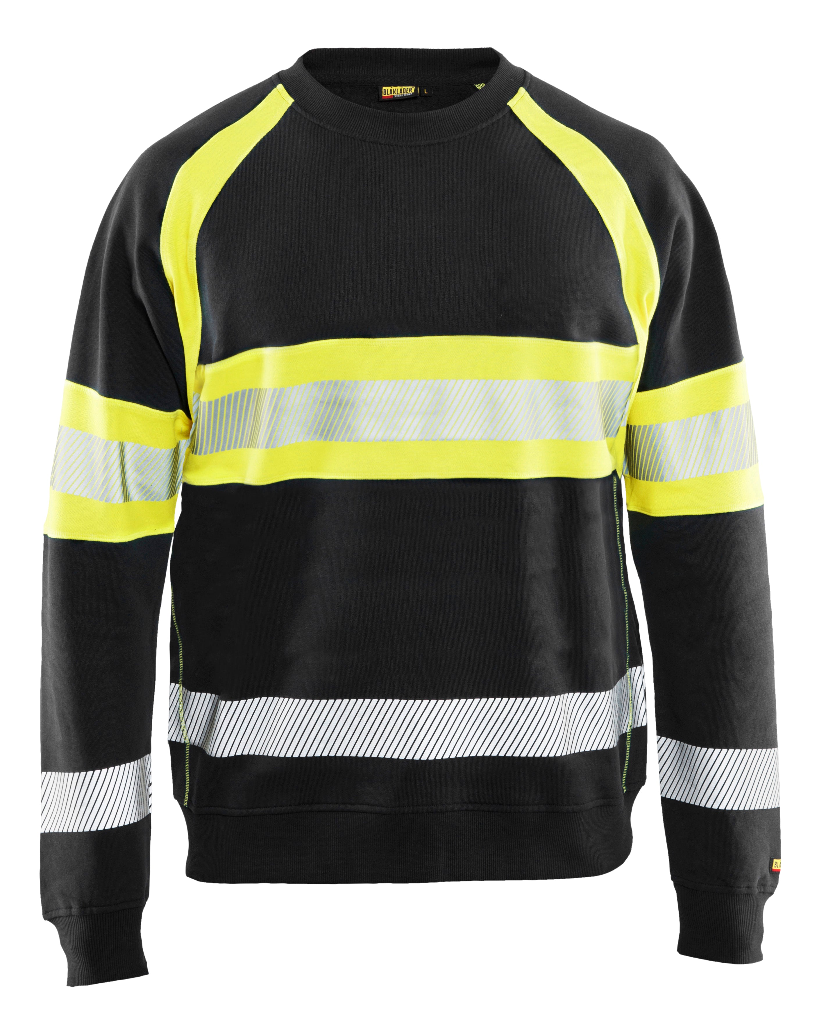 Blåkläder 3359 High Vis Sweatshirt produktfoto med firmalogo
