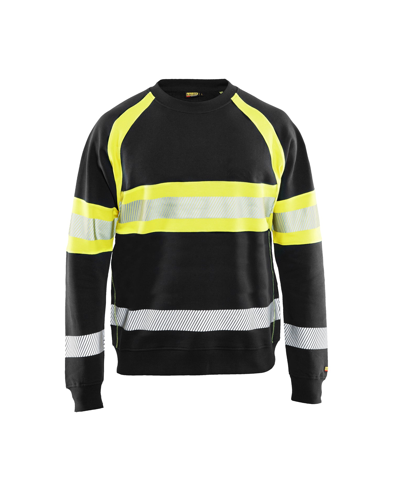 Blåkläder 3359 High Vis Sweatshirt, Sort/High Vis Gul