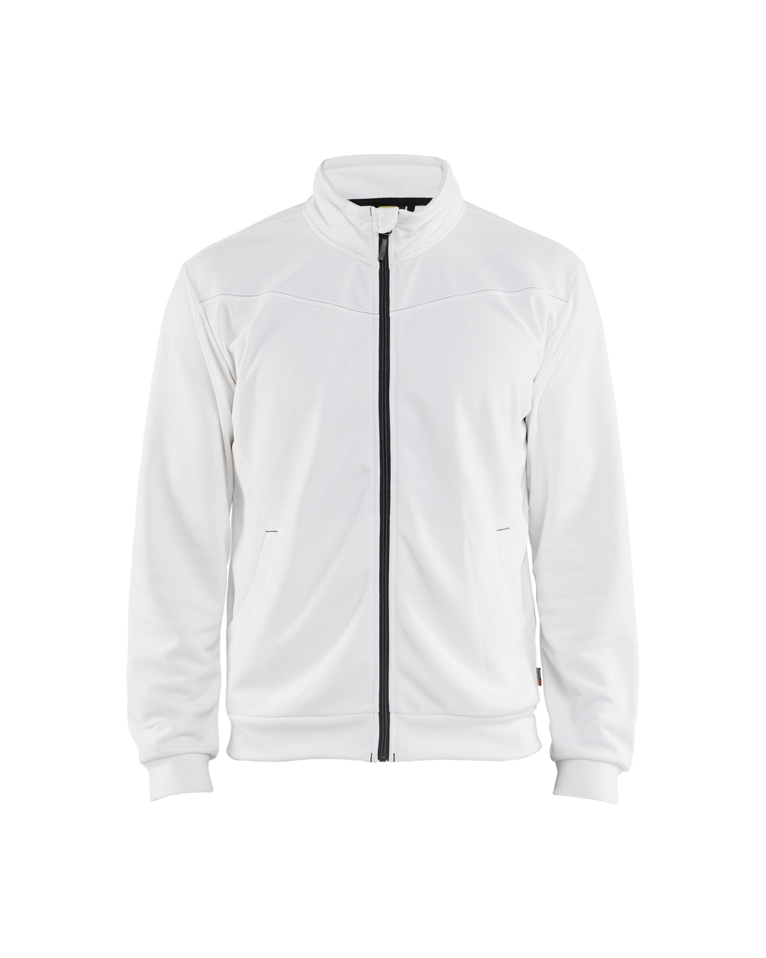 Blåkläder 3362 Sweatshirt full zip, Hvid/Mørk Grå