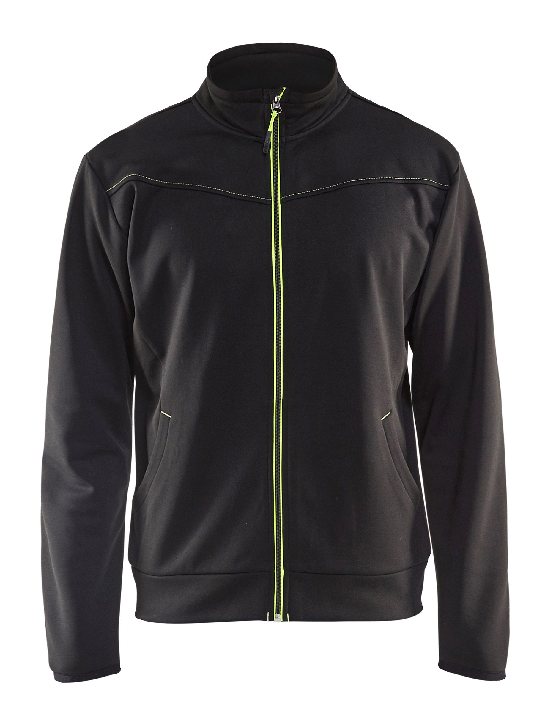 Blåkläder 3362 Sweatshirt full zip nærbillede med firmalogo
