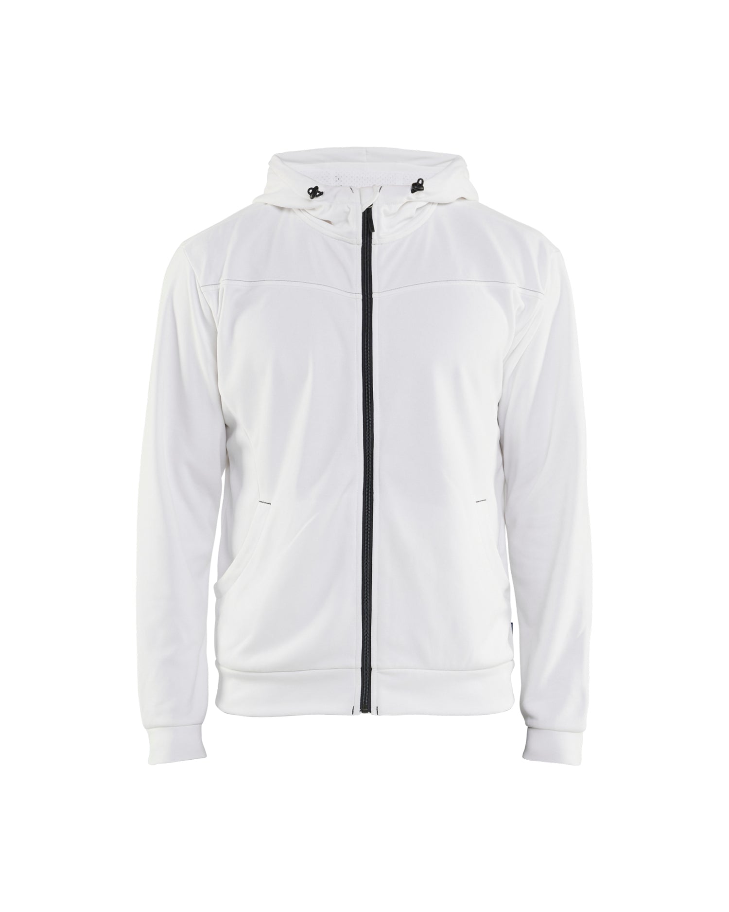 Blåkläder 3363 Hættetrøje full zip, Hvid/Mørk Grå