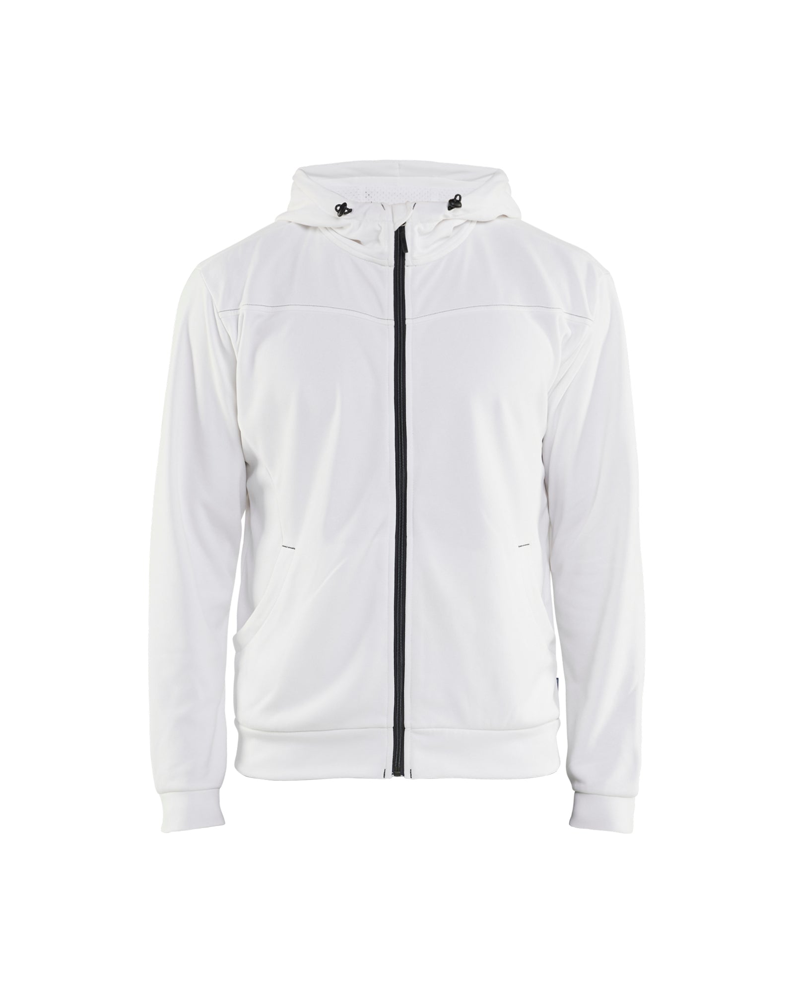 Blåkläder 3363 Hættetrøje full zip, Hvid/Mørk Grå
