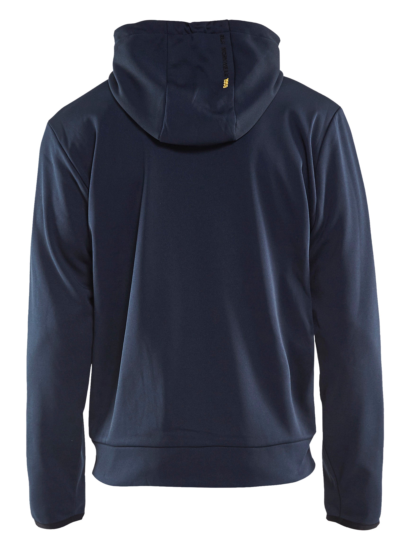 Blåkläder 3363 Hættetrøje full zip nærbillede med logo
