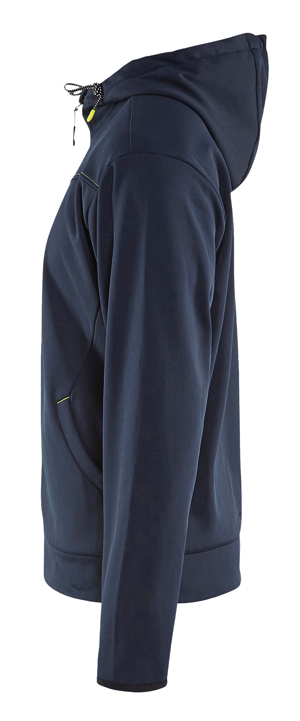 Blåkläder 3363 Hættetrøje full zip produktbillede med tryk