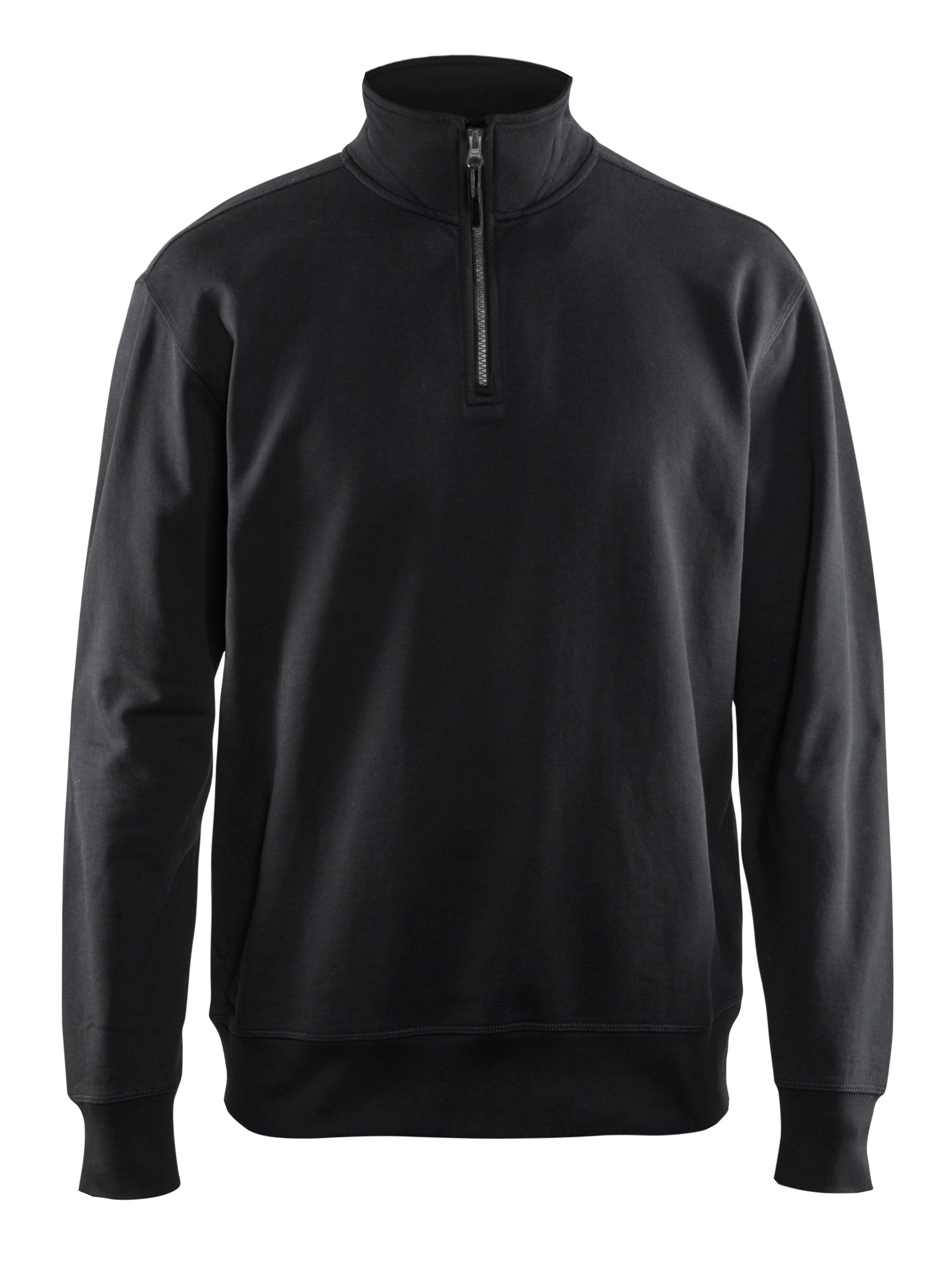 Blåkläder 3369 Sweatshirt half zip produktfoto med firmalogo
