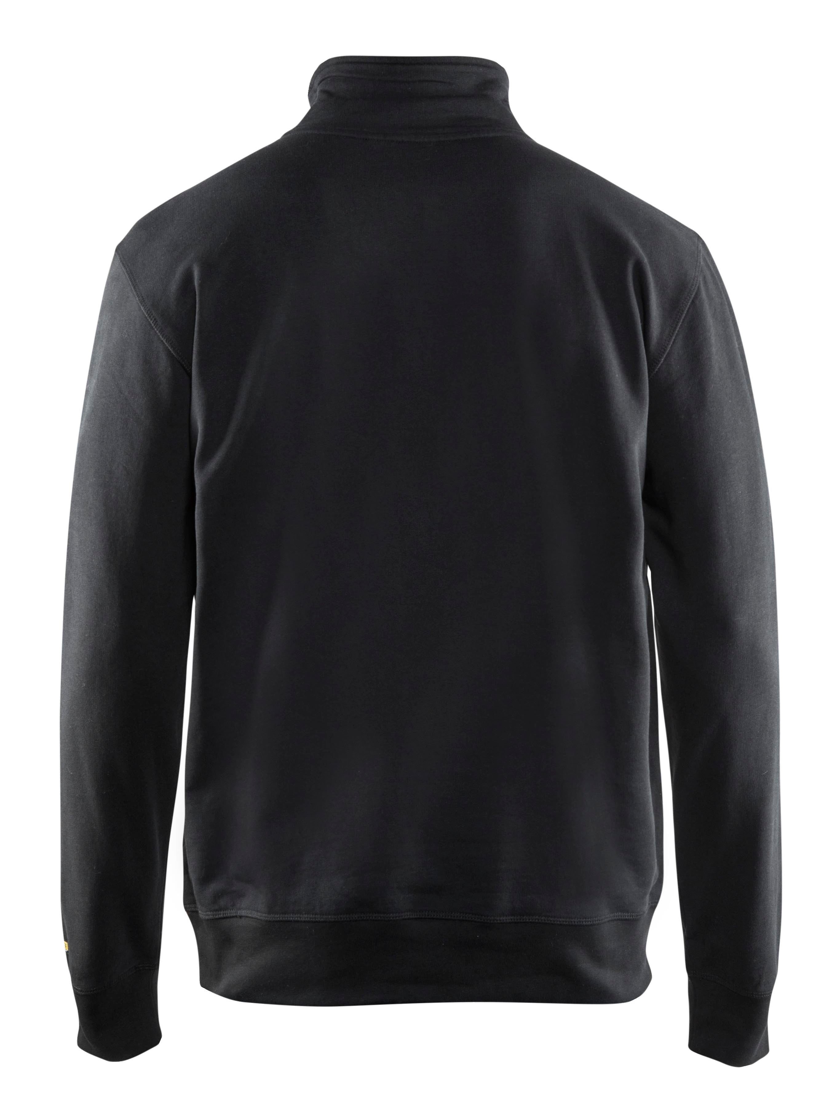 Blåkläder 3369 Sweatshirt half zip detalje med logo