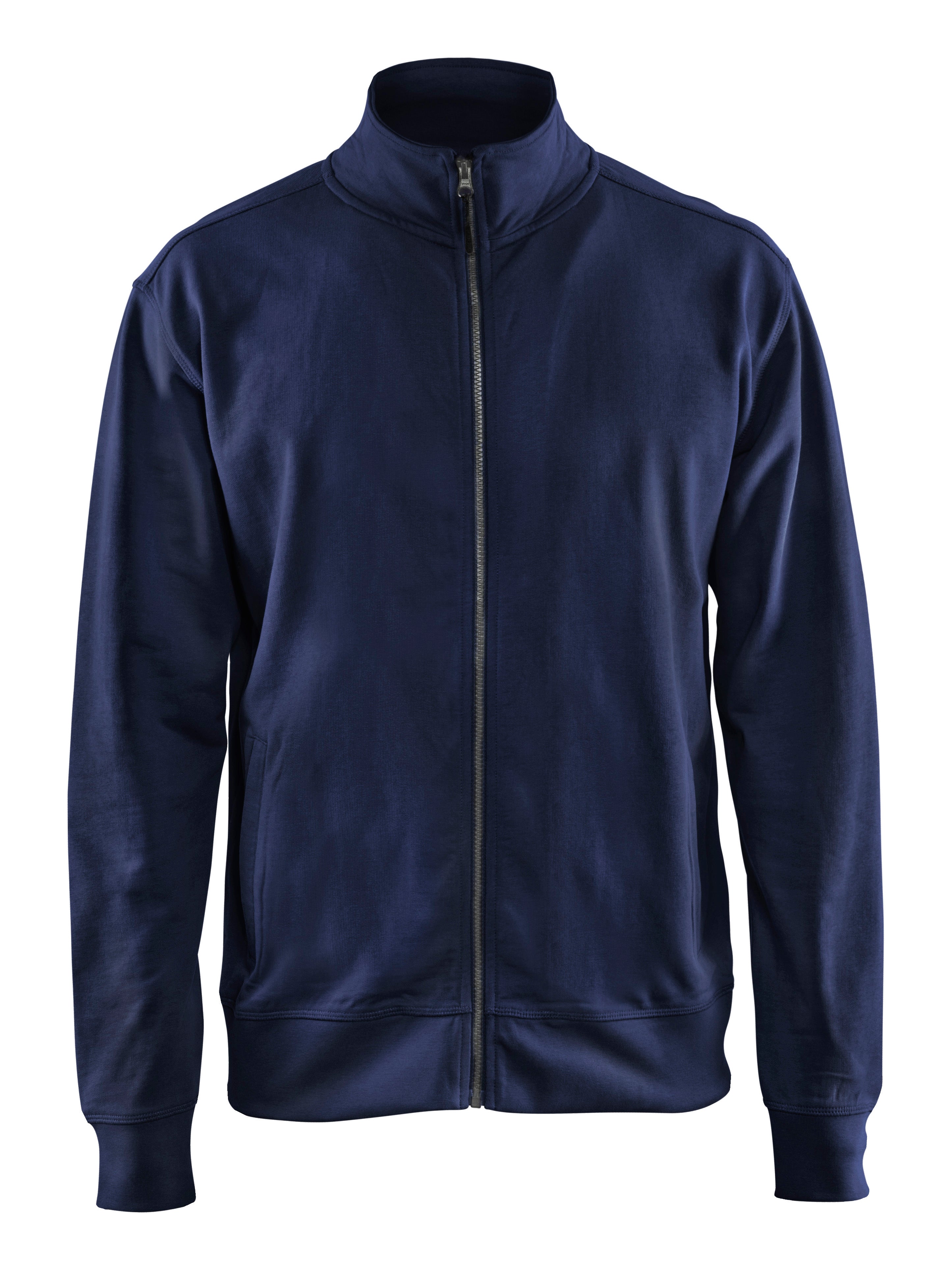 Blåkläder 3371 Sweatshirt full zip produktfoto med tryk