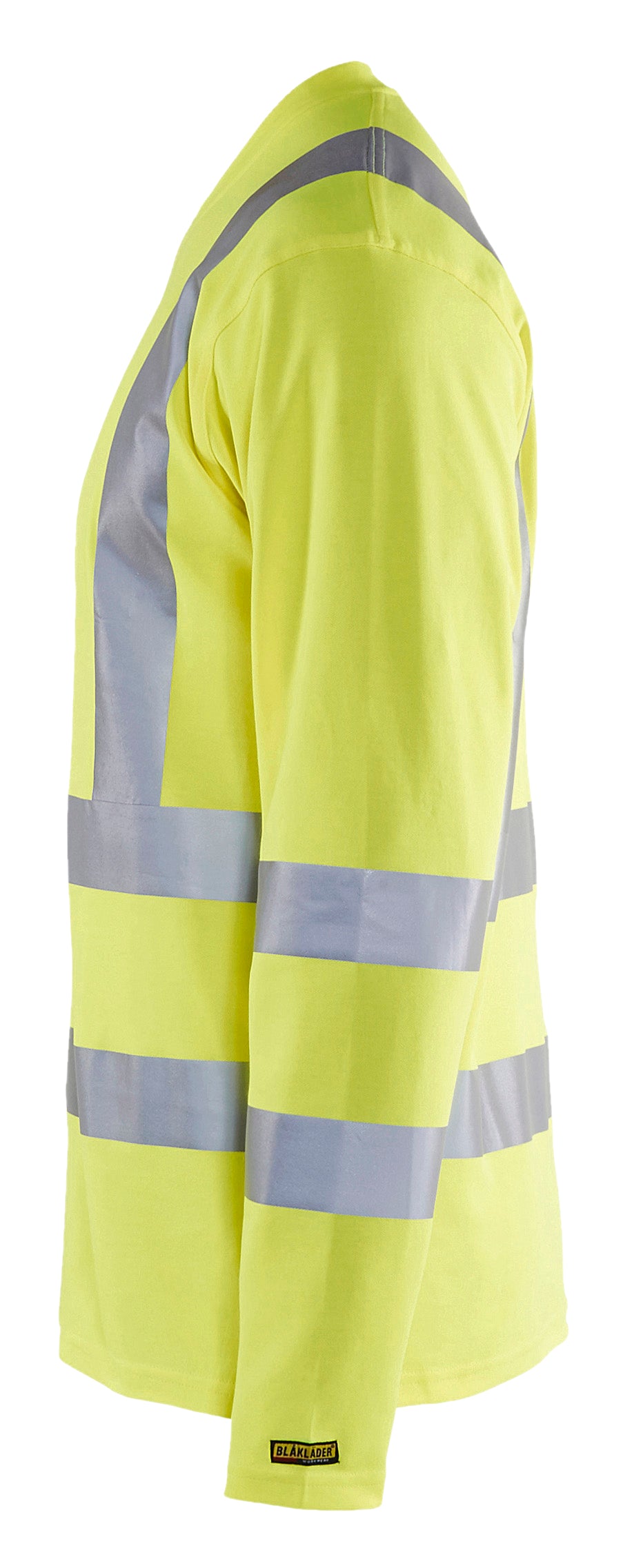 Blåkläder 3381 High Vis UV T-shirt lang ærme produktfoto med tryk
