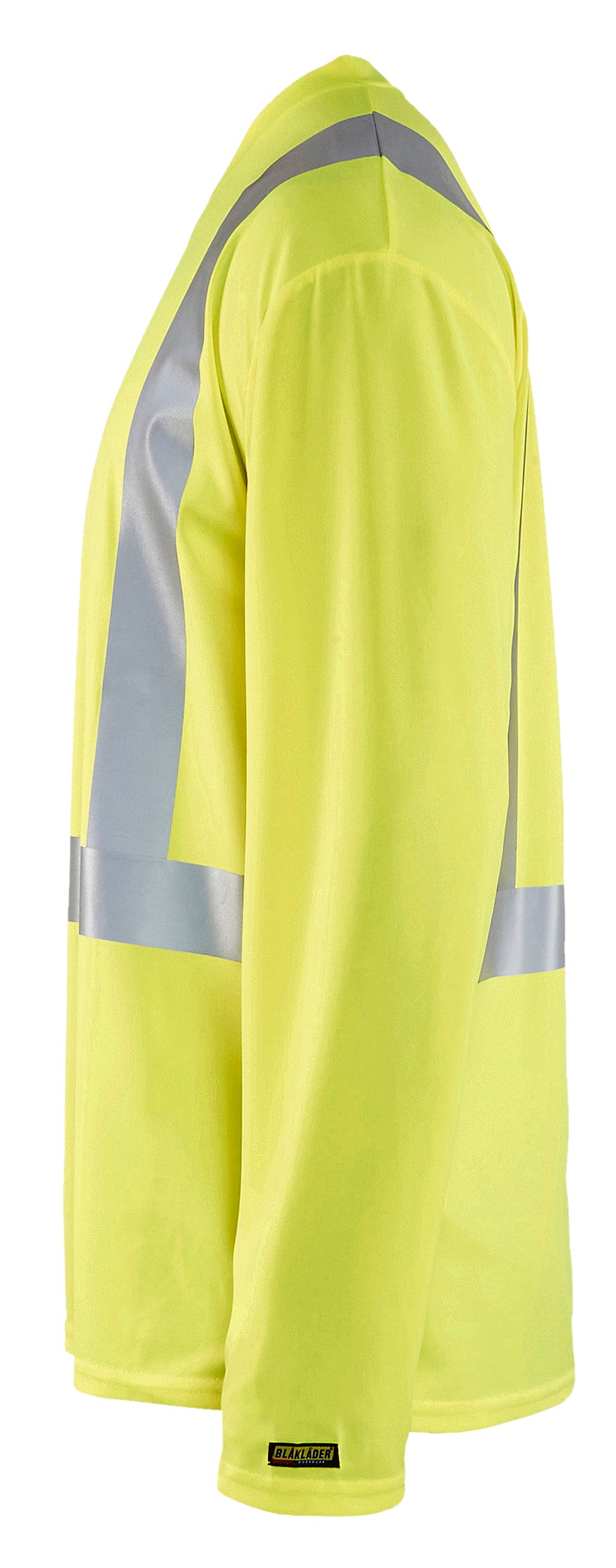Blåkläder 3383 High Vis UV T-shirt lang ærme produktfoto med tryk