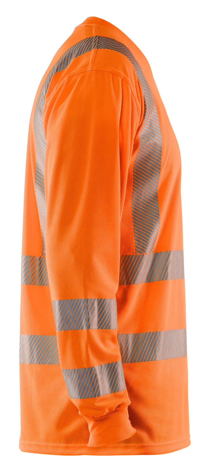 Blåkläder 3385 High Vis UV T-shirt lang ærme produktfoto til broderi
