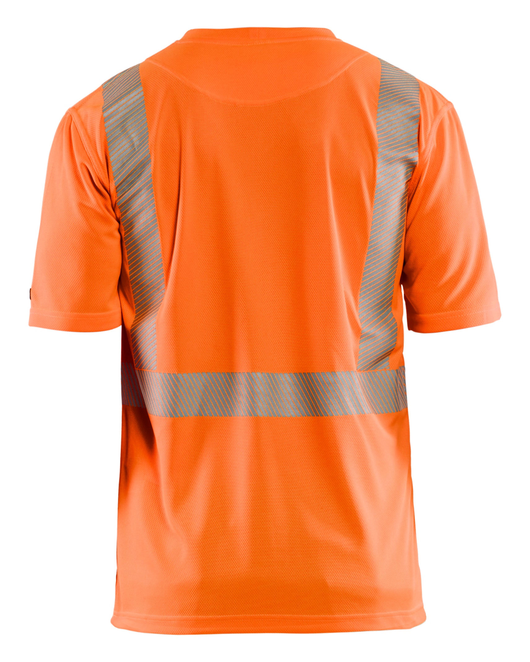 Blåkläder 3386 High Vis UV T-shirt nærbillede med logo