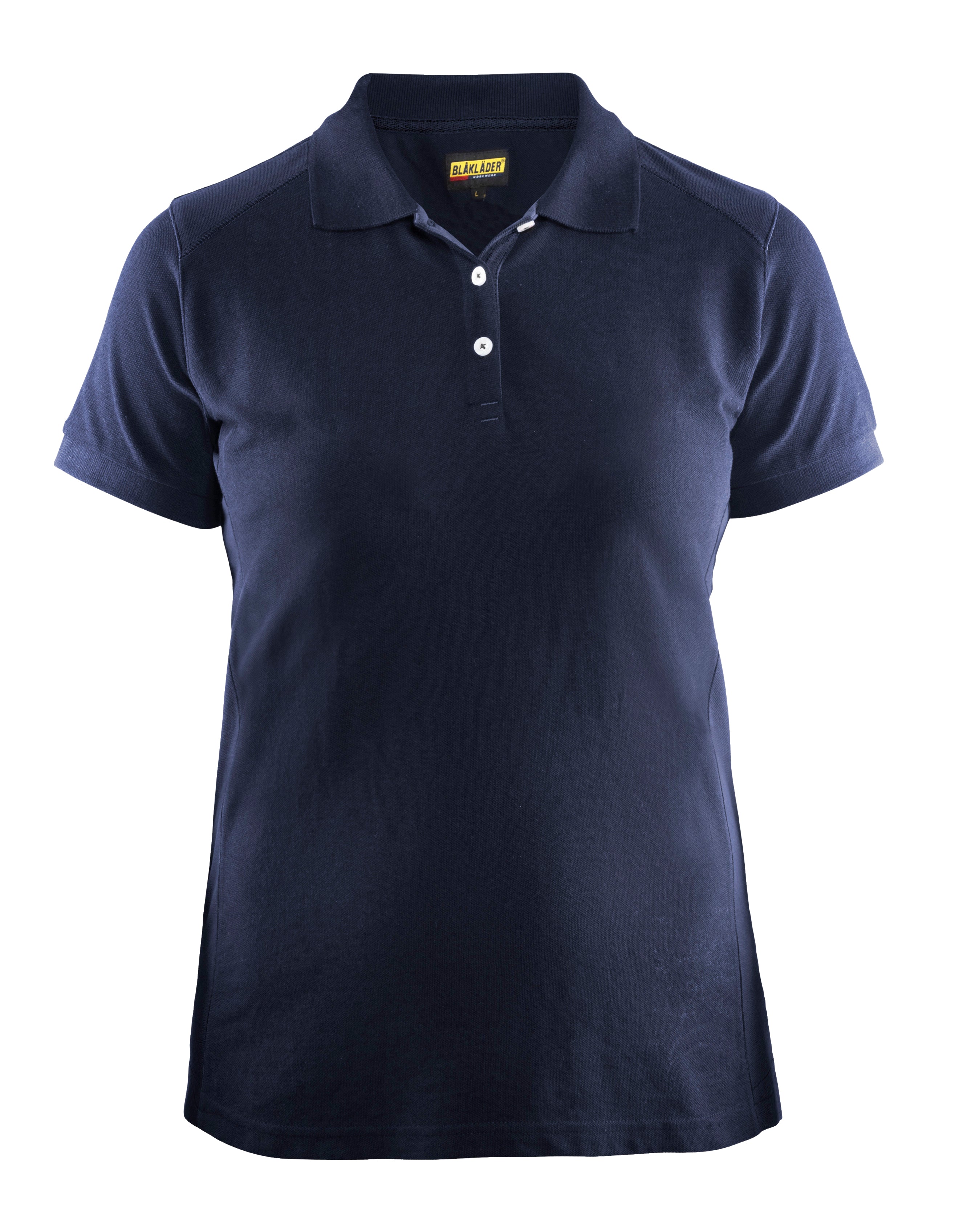 Blåkläder 3390 Dame Poloshirt detalje med logo