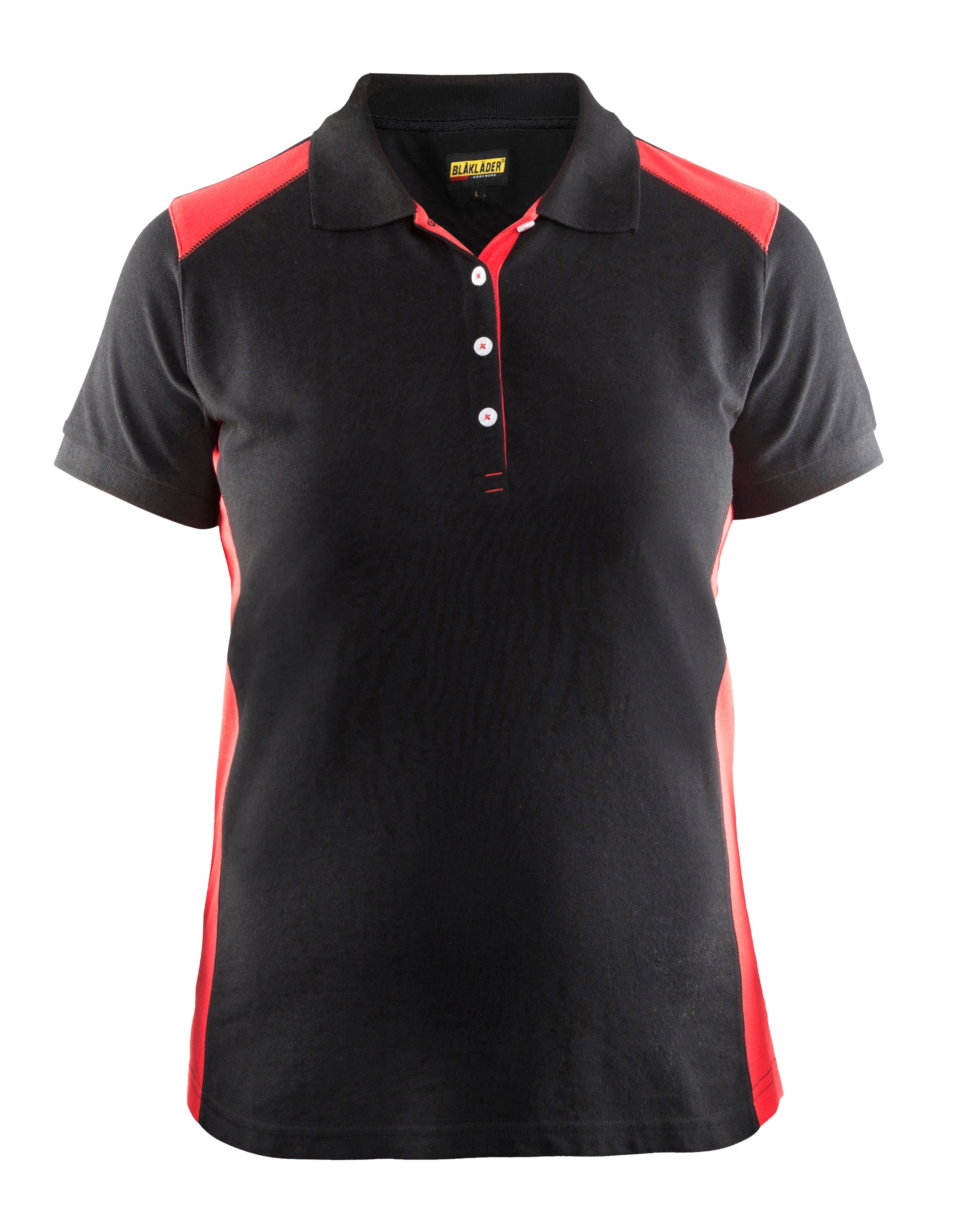 Blåkläder 3390 Dame Poloshirt nærbillede med logo