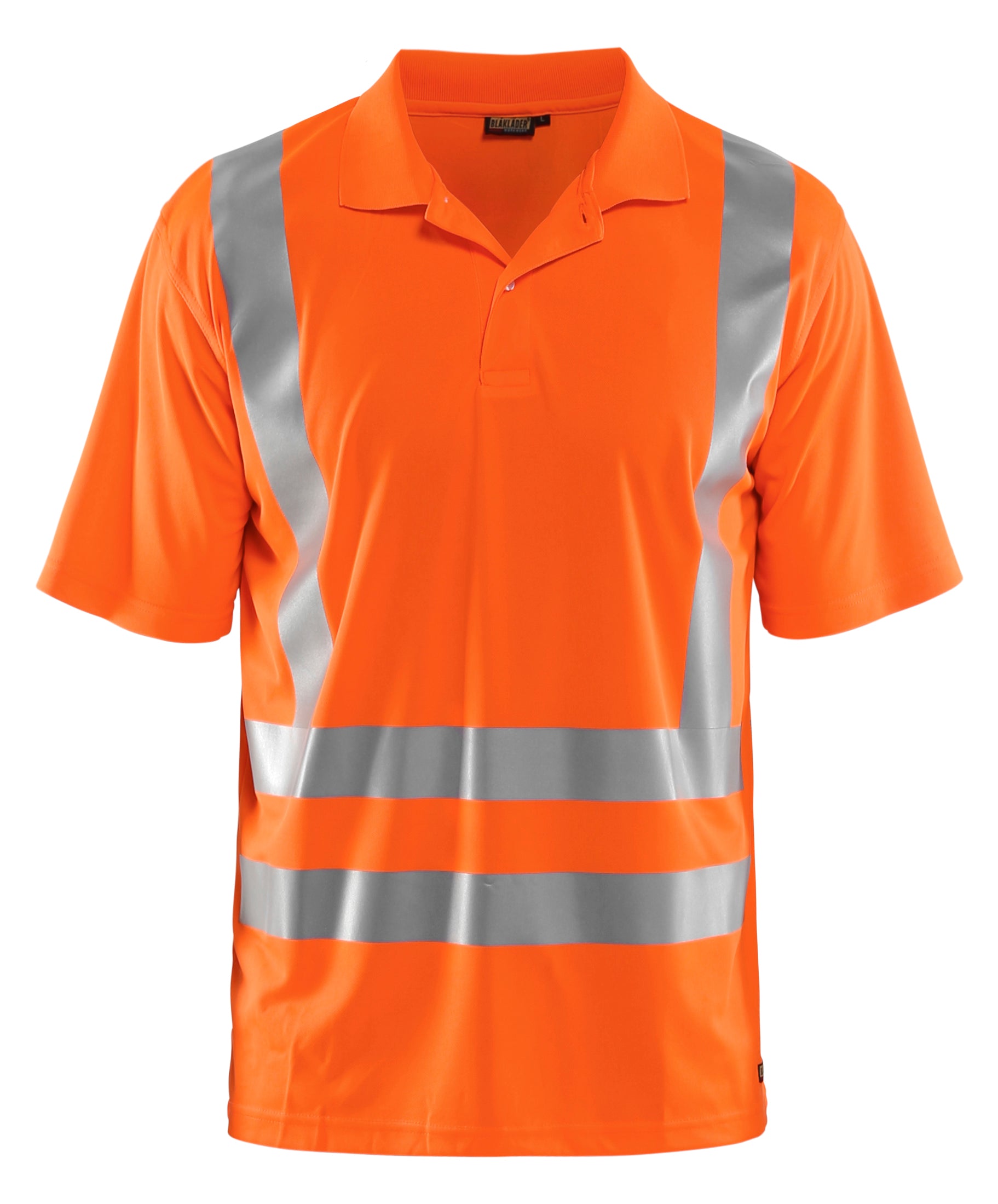 Blåkläder 3391 High Vis UV Poloshirt materiale med firmalogo